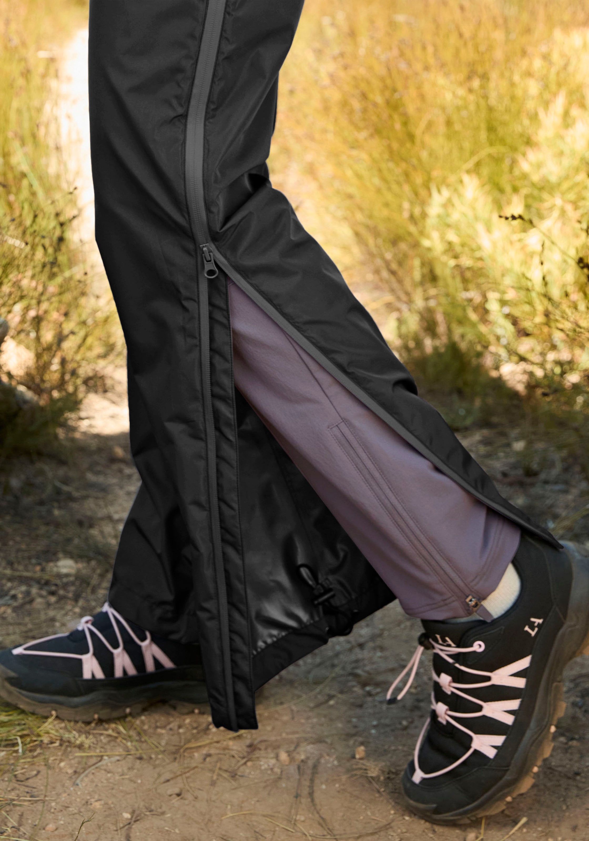 Vivance active Regen- und Matschhose »Tsunami Jogger«, mit 2-Wege-Öffnung entlang des Beines
