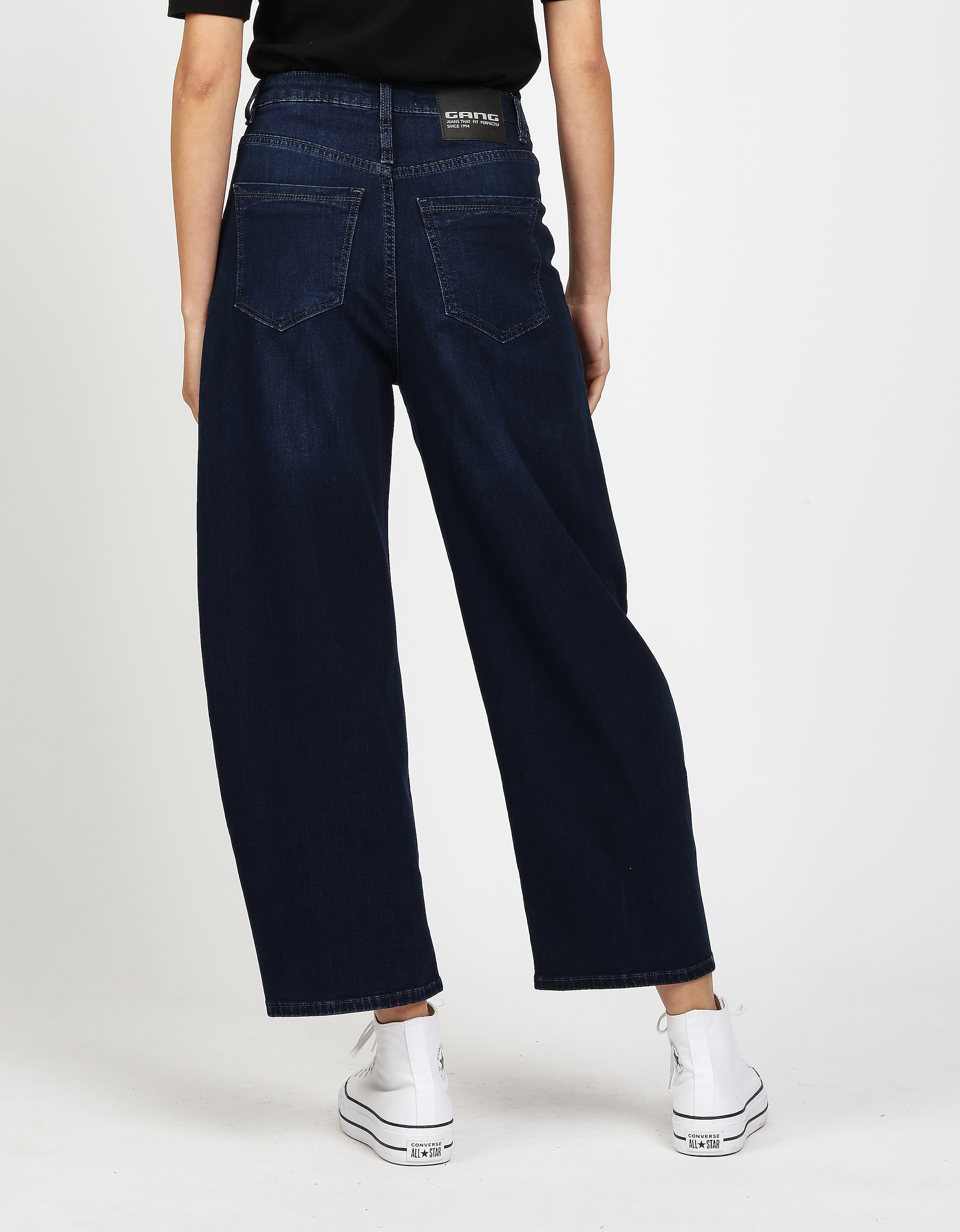 GANG Jeans Relax-fit »94ODINA« O-Shape mit aufgesetzten Taschen