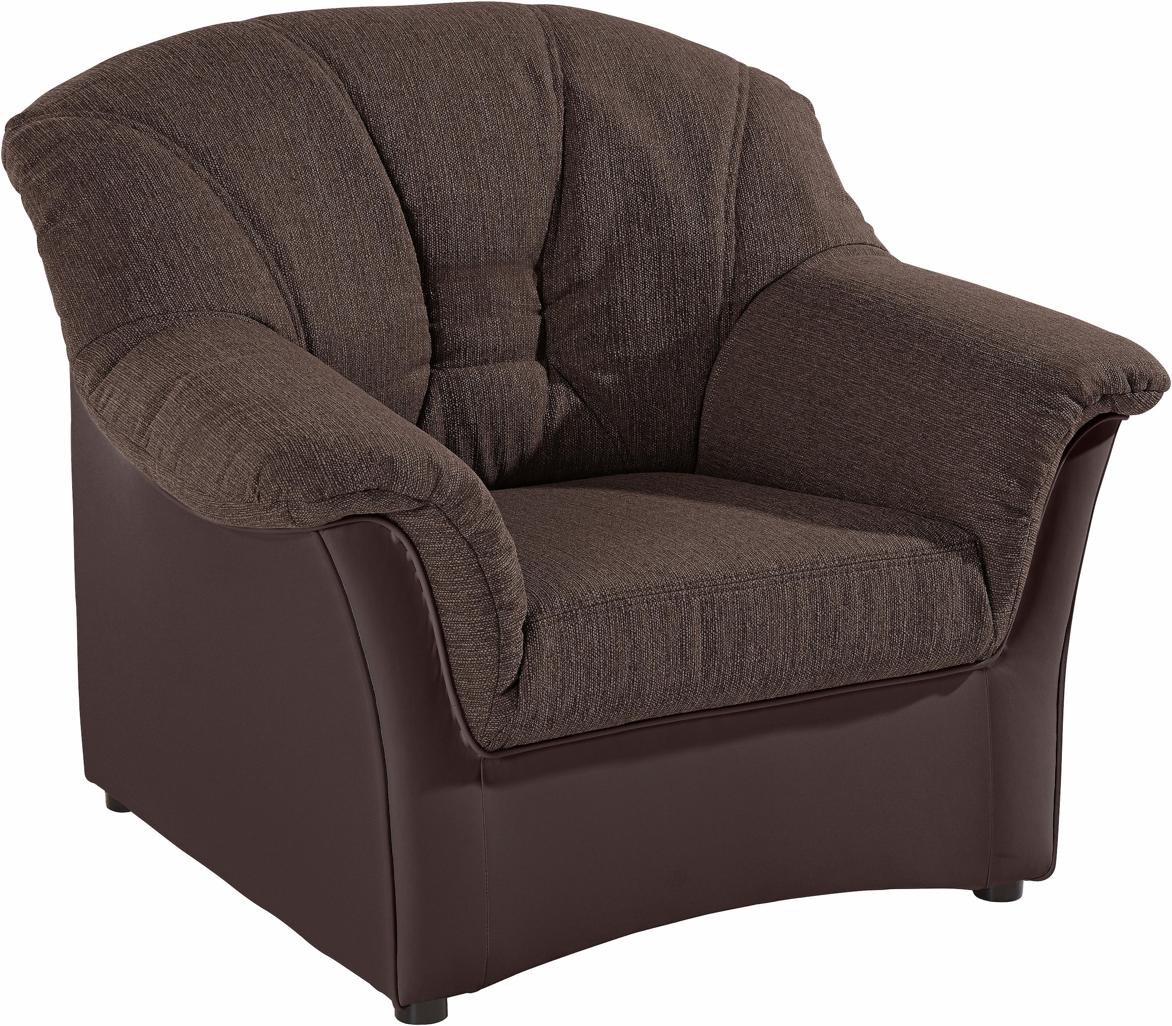 Image of DOMO collection Sessel "ELVA elegante Rückensteppung" whlw. mit Federkern