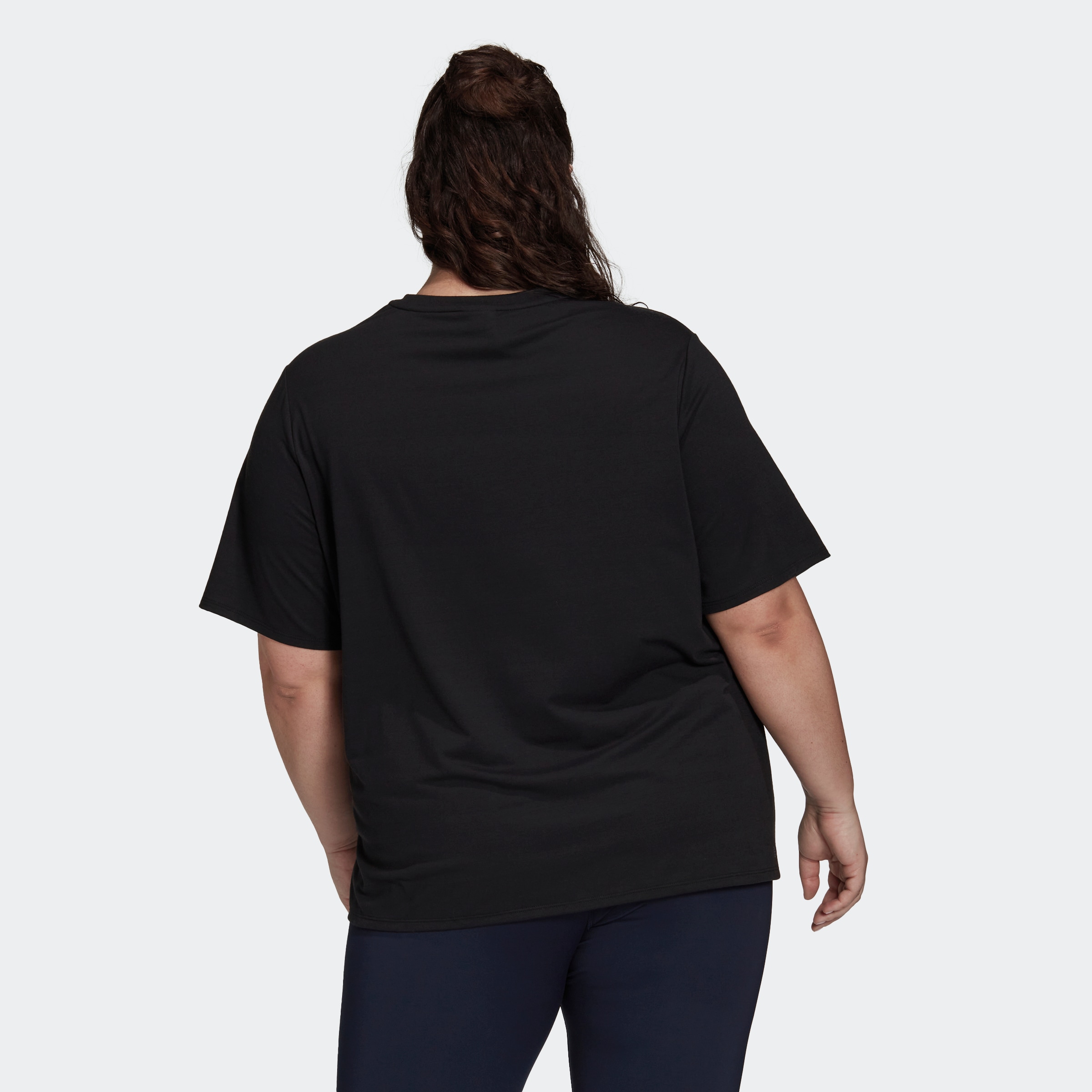 – GROSSE 3-STREIFEN adidas auf versandkostenfrei »TRAIN ♕ Performance GRÖSSEN« T-Shirt ICONS