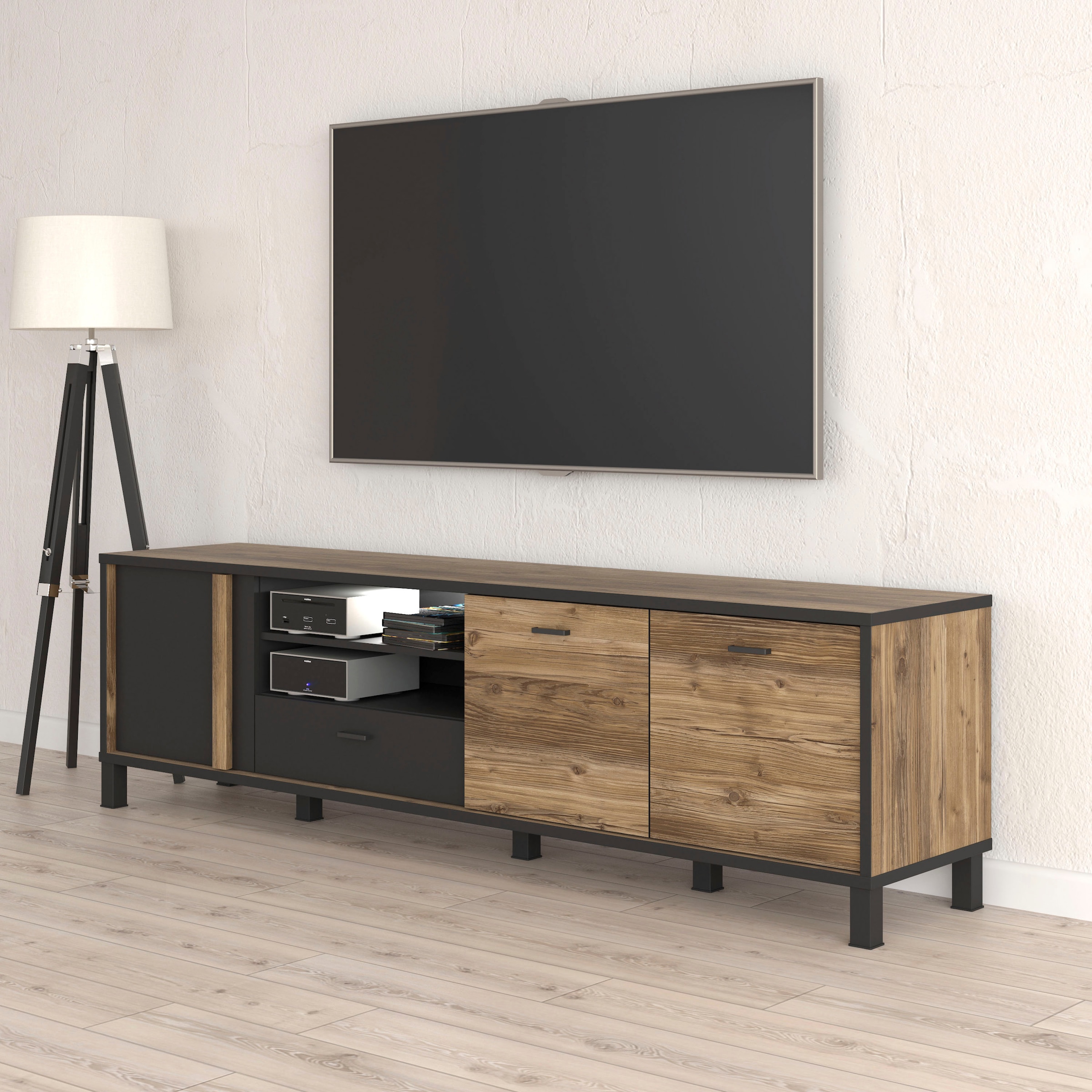 Image of FORTE Lowboard "Hayato" TV-Schrank, TV-Board, Breite ca. 199 cm