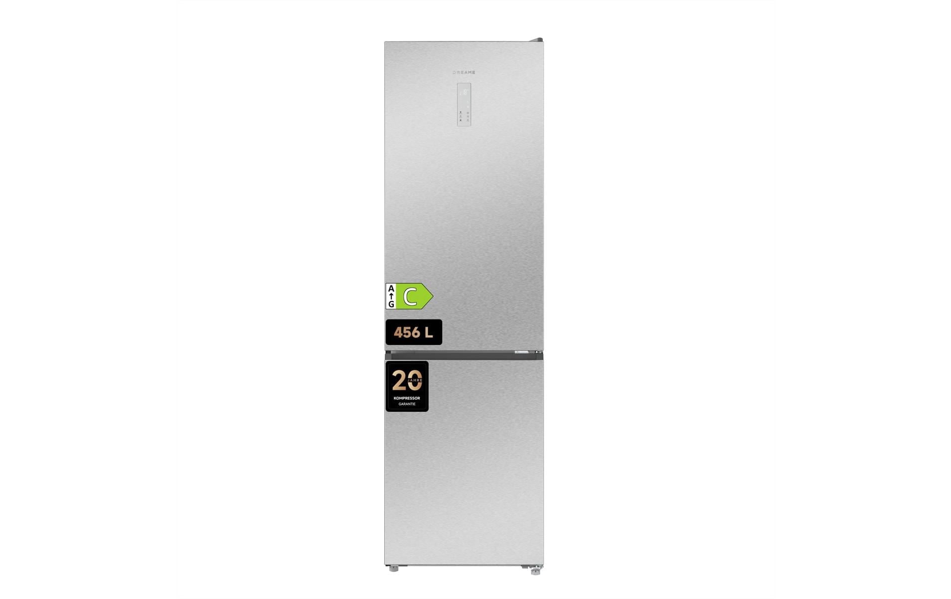 Dreame Kühl-/Gefrierkombination »DRB450WMBDEU« 201 cm hoch 59,5 cm breit Viel Platz, Leise, Modernes Design