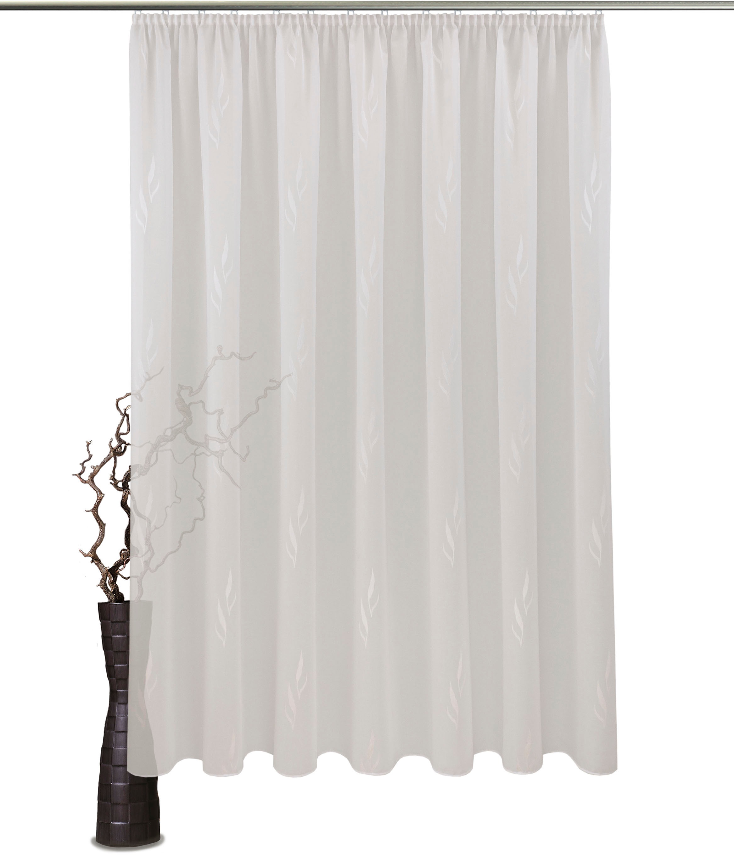 Image of VHG Gardine nach Mass »Linne«, (1 St.), Webgardine Scherli, verschiedene Grössen bei Ackermann Versand Schweiz