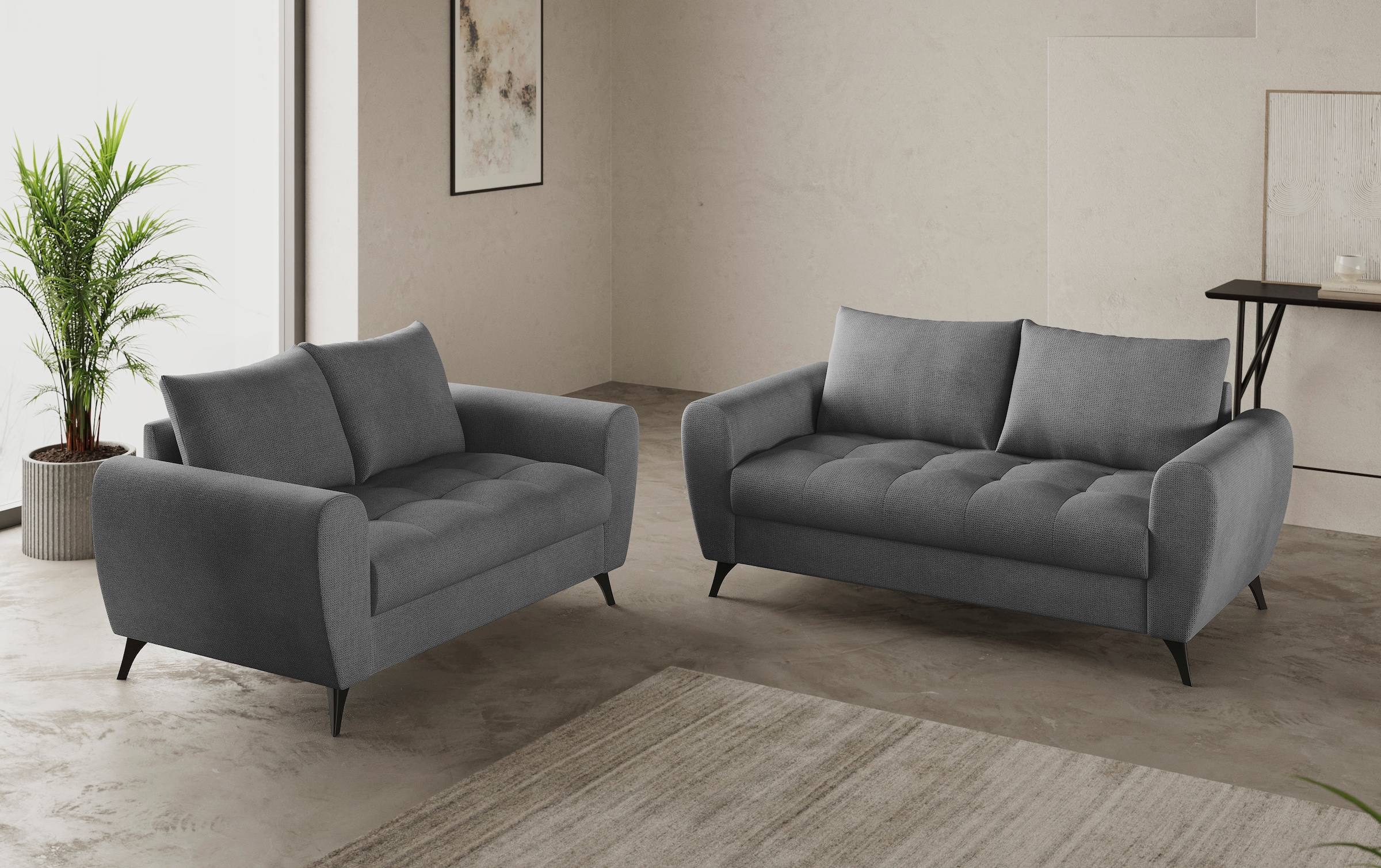 Mr. Couch 2-Sitzer »Blackburn II«, Mit Kaltschaumpolsterung bis 140 kg belastbar