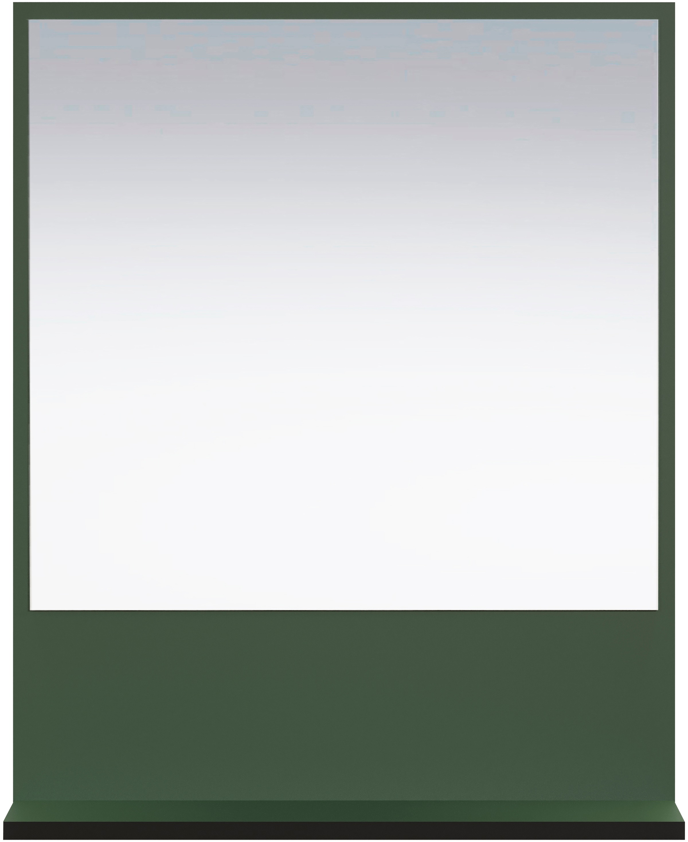 welltime Badspiegel »Amrum«, (1 St.), Eleganter Badezimmerspiegel mit Ablage - Masse (B/T/H) 60-80/14/74 cm