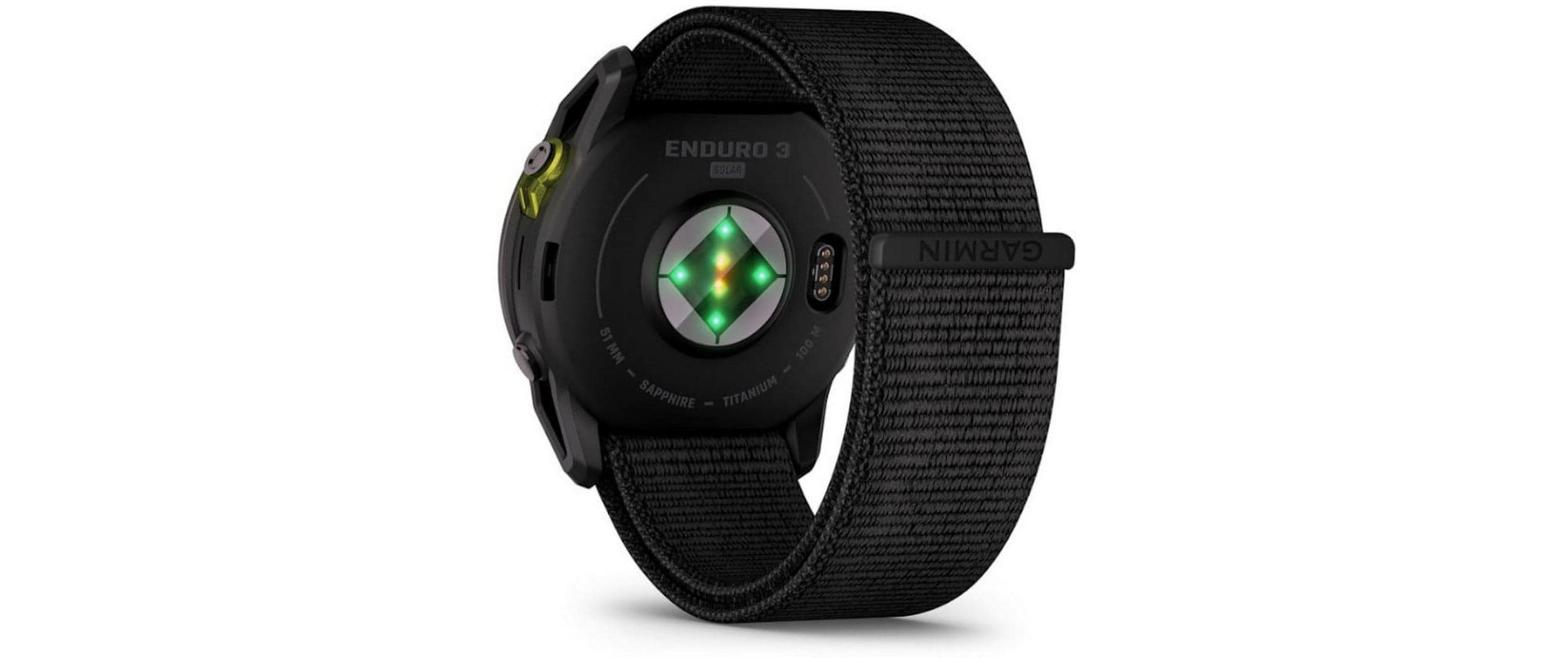 Garmin Smartwatch »Enduro 3 Solar 51 mm Schwarz«, (3,54 cm / 1,4 Zoll), 32 GB