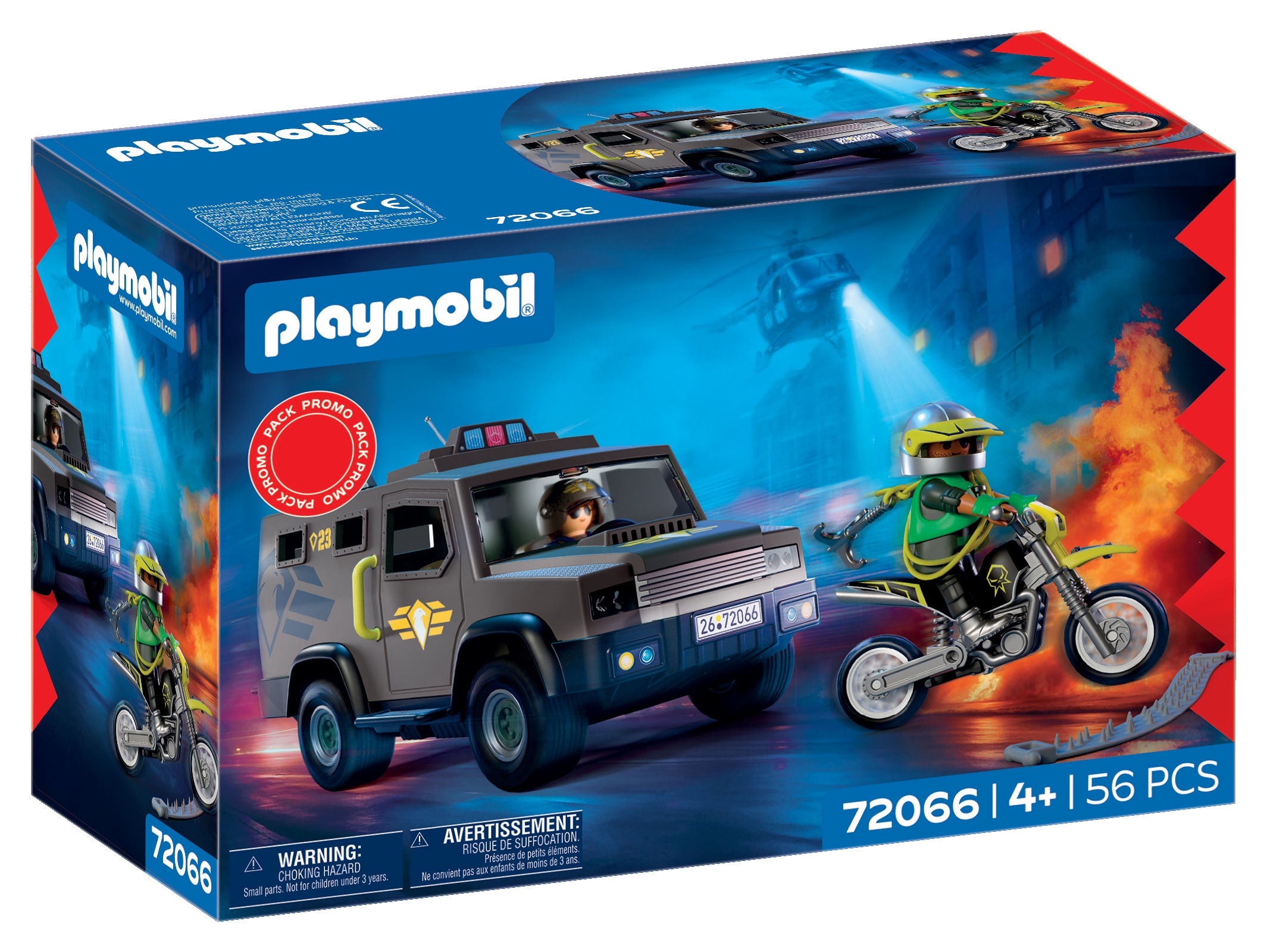Playmobil® Konstruktions-Spielset »SWAT-Einsatzfahrzeug (72066), City Action« Made in Europe