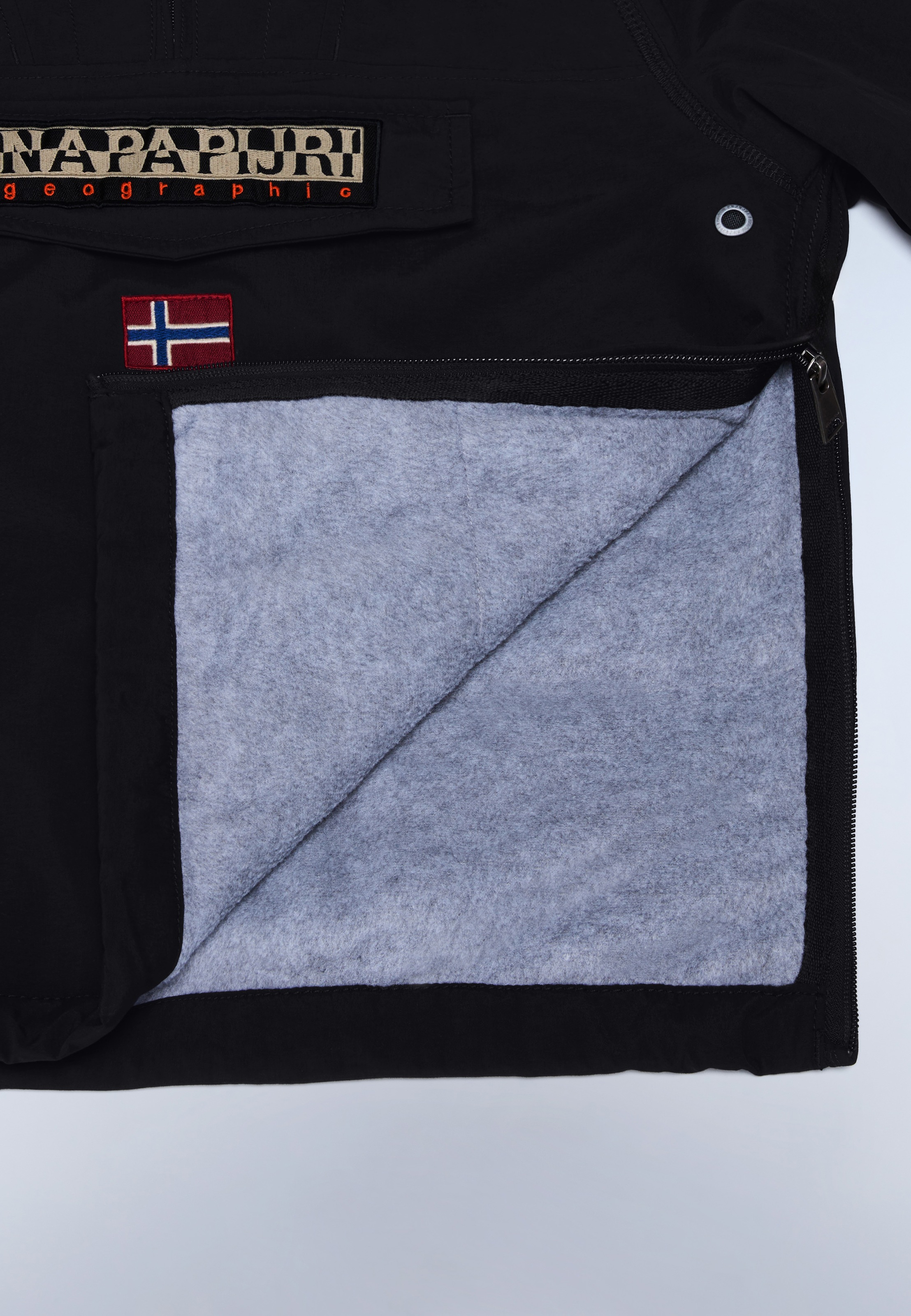 Napapijri Anorak »K RAINFOREST WI 2 BLACK BEAUTY« sportlicher Anorak, leichtes Material, Obermaterial aus Polyamid