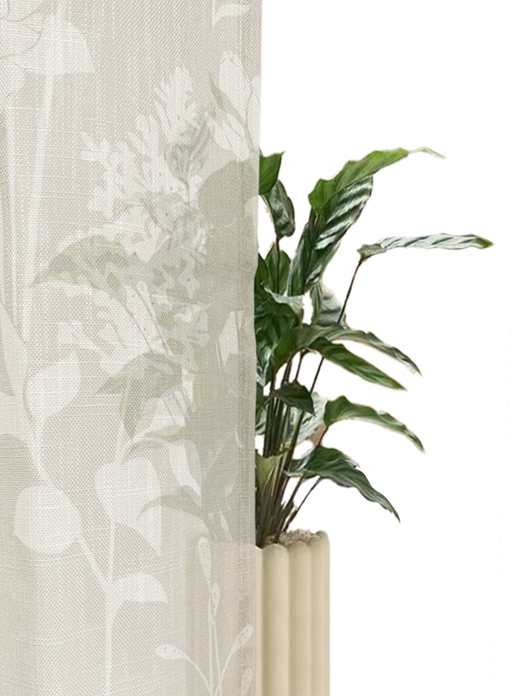 GOODproduct Gardine »Linnah« Ösen 1 Stk. tlg. halbtransparent, strukturiert, Wohnzimmer, Schlafzimmer, Esszimmer,