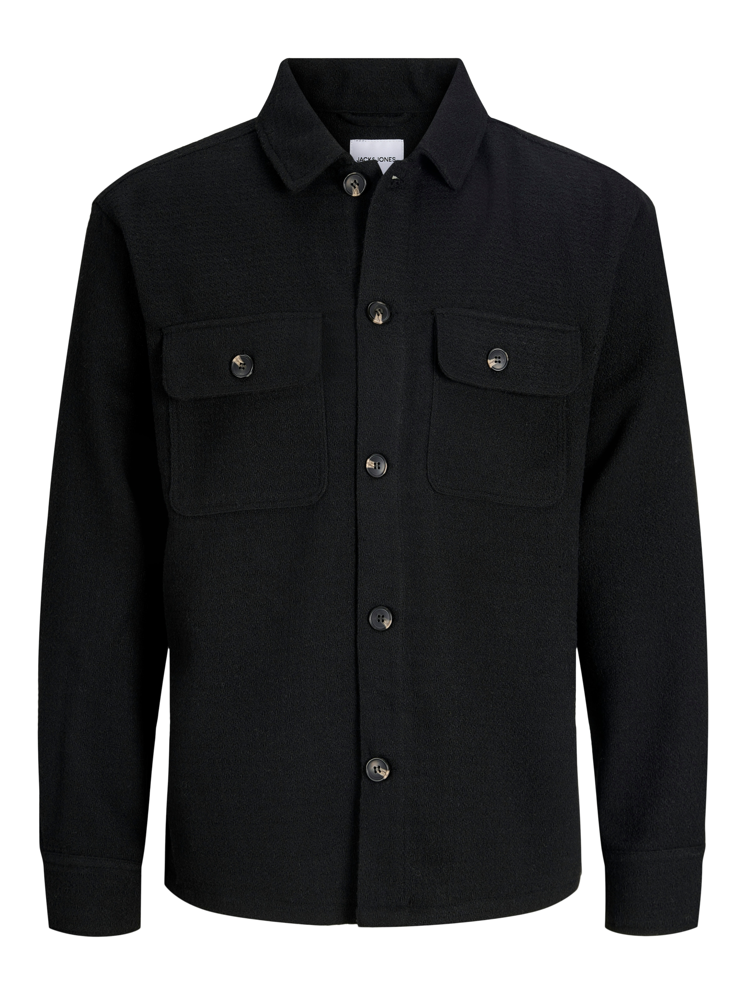 Jack & Jones Langarmhemd »JJEREGENT STRUCTURE OVERSHIRT LS SN« Polyester, locker geschnitten