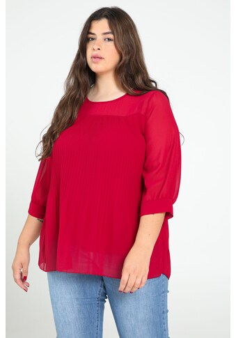 Paprika Klassische Bluse »Arme hochgekremmpelt«, gemustert kaufen