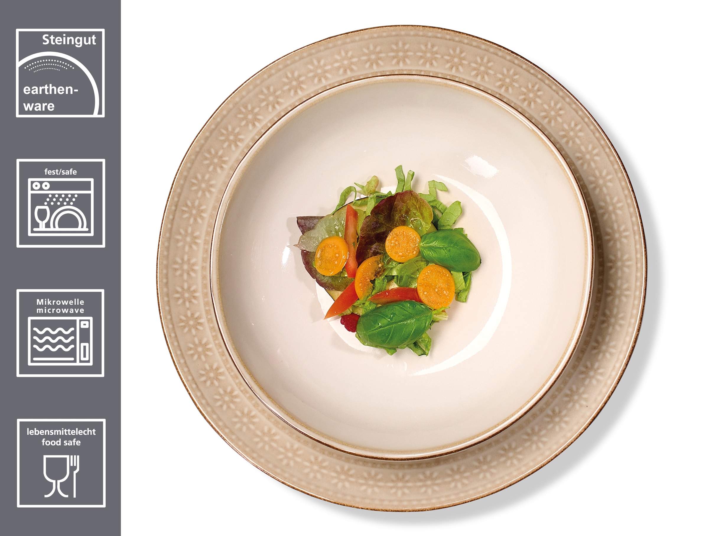 Ritzenhoff & Breker Service de table »Omara« Reaktivglasur, jedes Stück ein Unikat