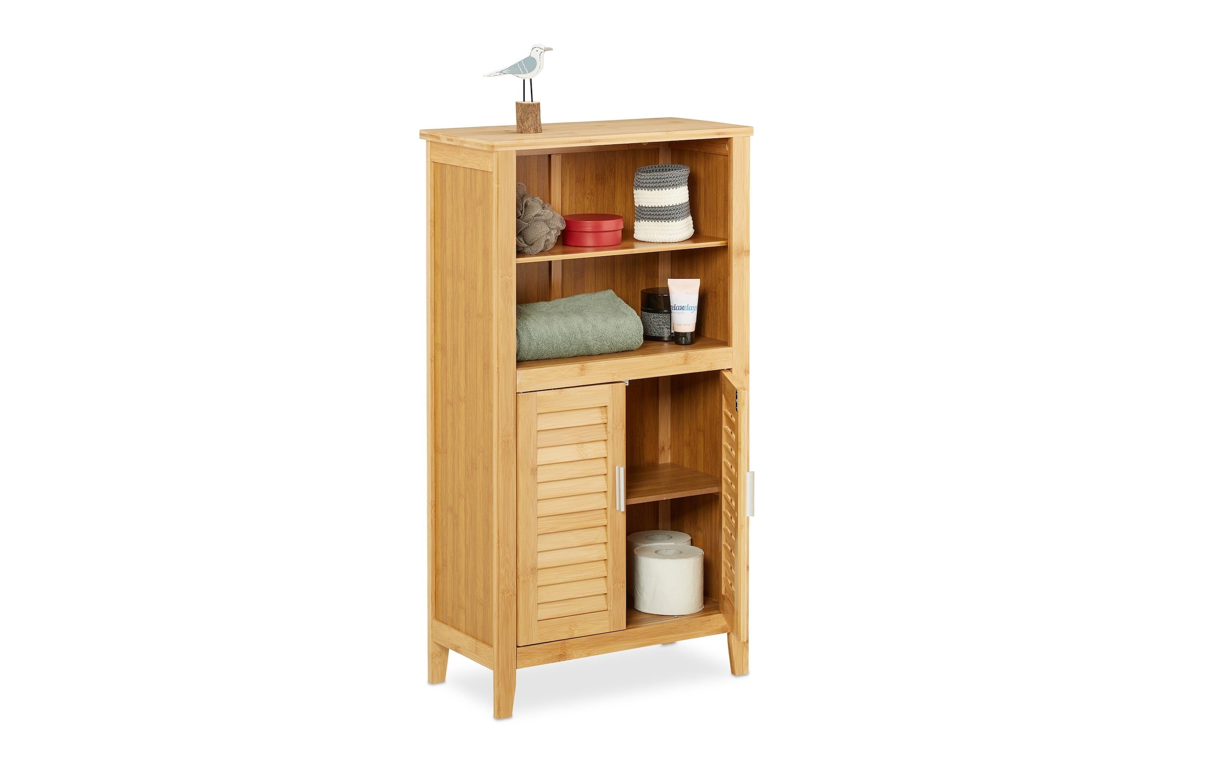 relaxdays Mehrzweckschrank »LAMELL 50 x 92 cm«