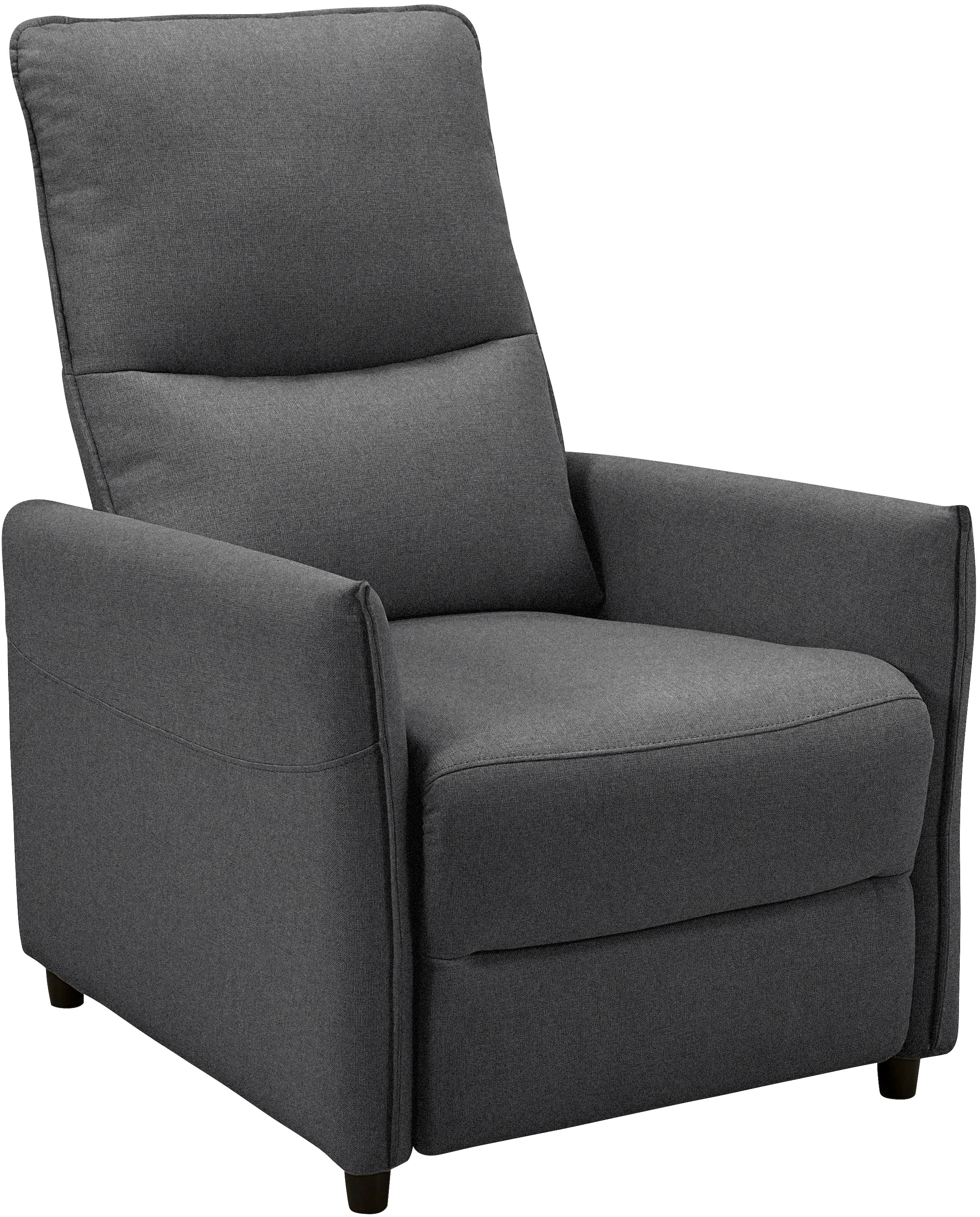 INOSIGN Relaxsessel »CURRIE, mit Liegefunktion, Webstoff-Bezug, Federkern,«, Ruhe-Sessel, Lese-Sessel, TV-Sessel