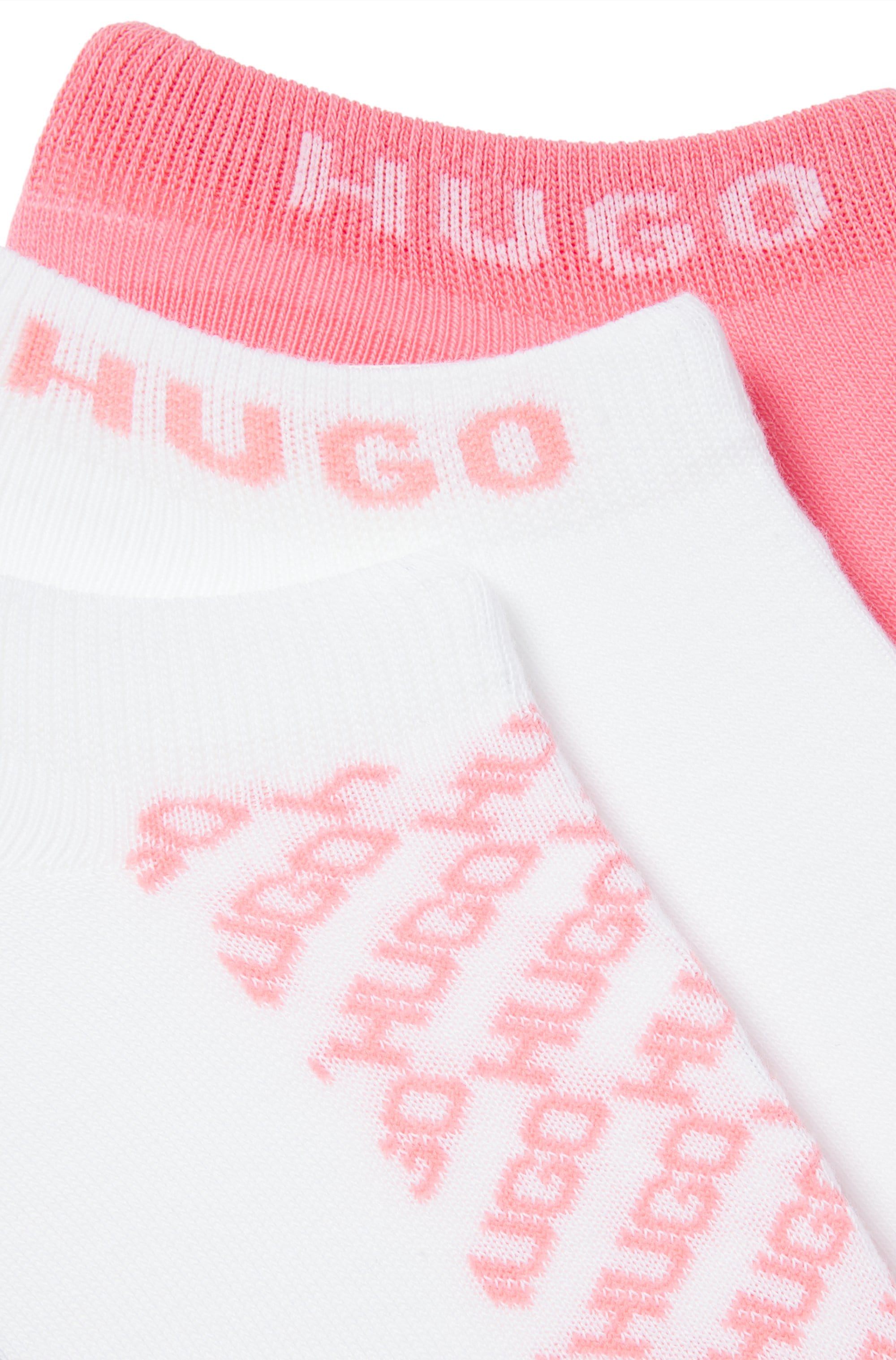 HUGO Underwear Sneakersocken »3P AS SLANTMONO CC W«, (3 Paar), mit Logo Details