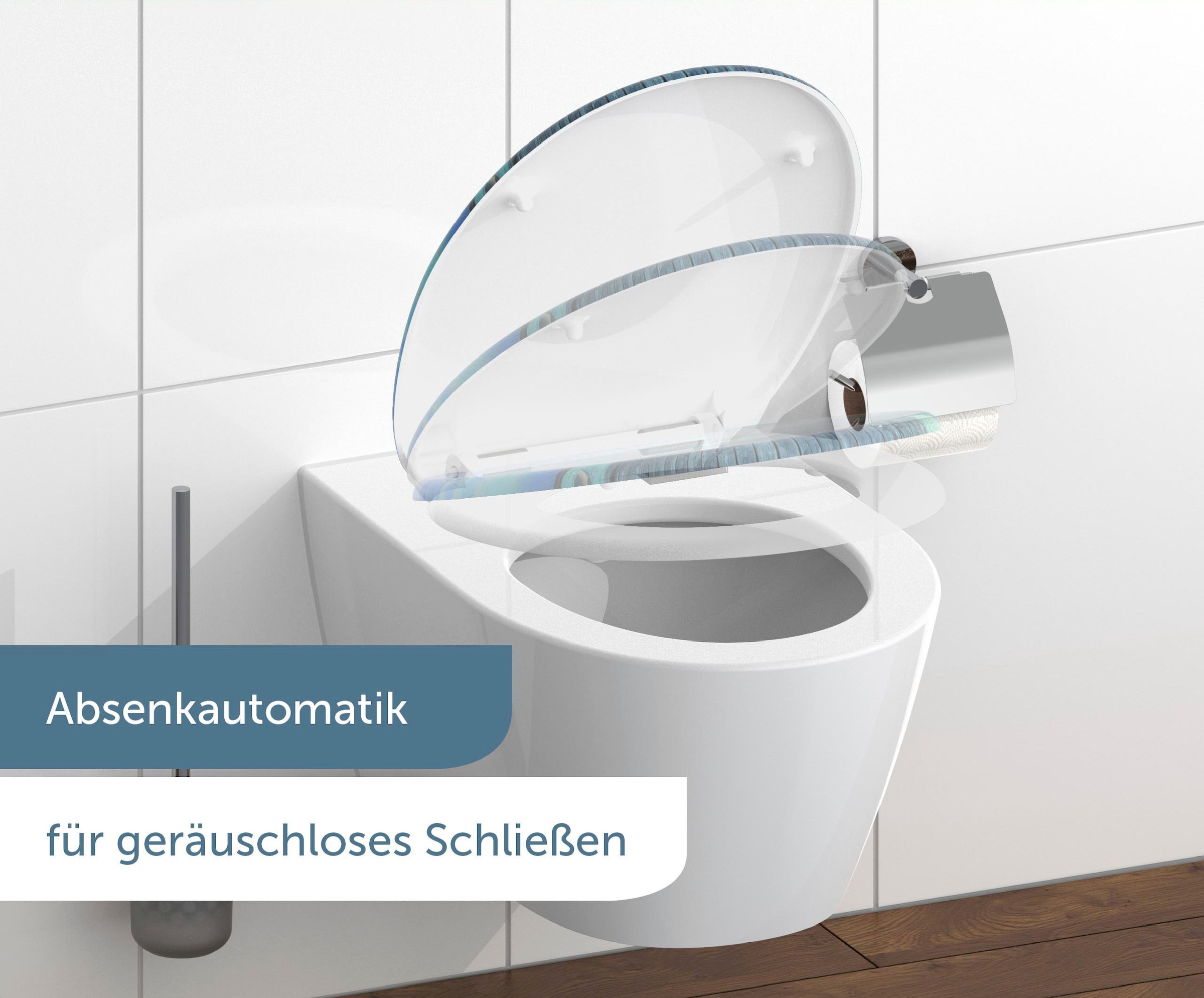 Schütte WC-Sitz »Lighthouse«, Duroplast, mit Absenkautomatik