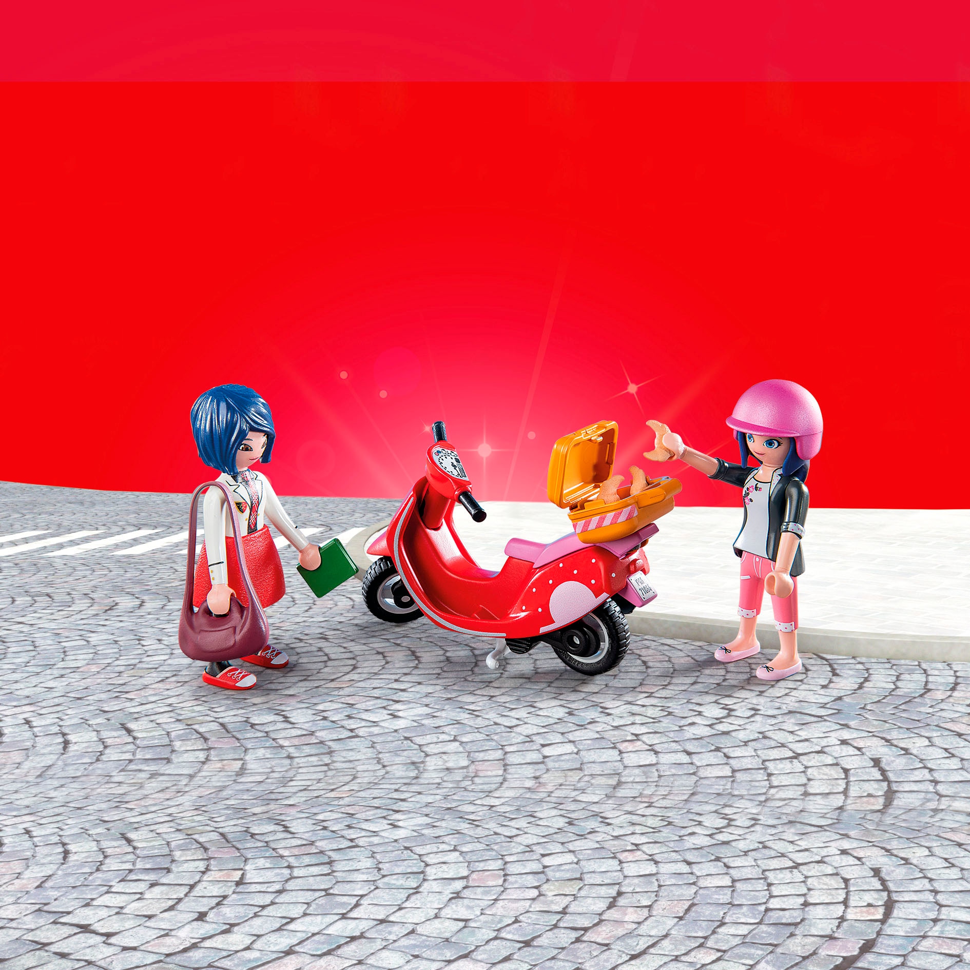 Playmobil® Konstruktions-Spielset »Miraculous: Rollerfahrt durch Paris (71864)« Made in Europe