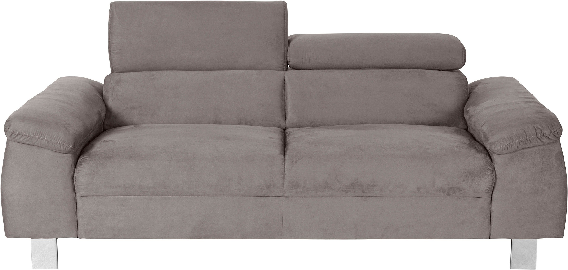 COTTA Polstergarnitur »Komaris«, (Set), Set bestehend aus: 3-Sitzer mit Kopfteilverstellung & Hocker