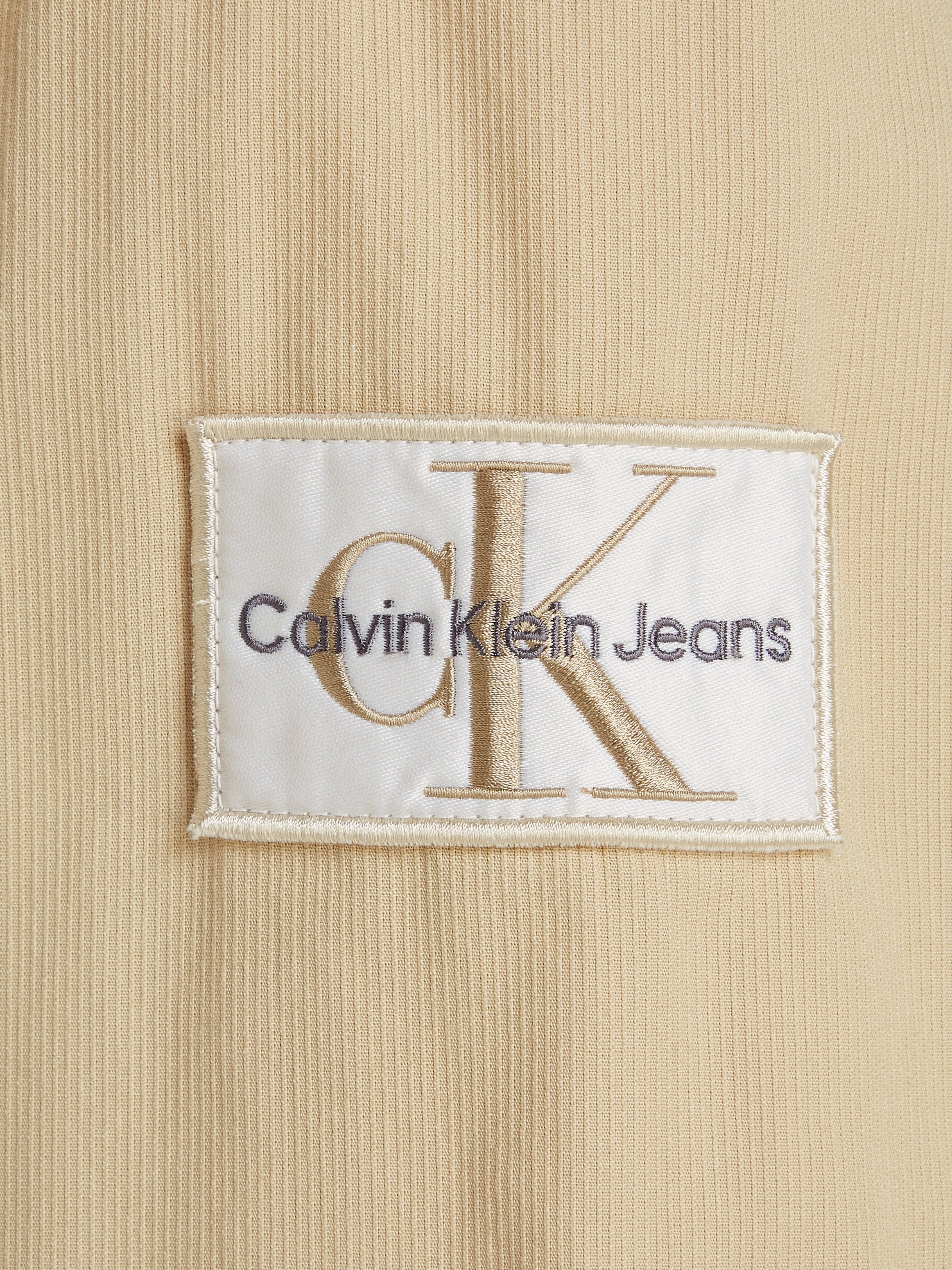Calvin Klein Jeans Collegejacke »LINEAR TEXTURE HARRINGTON«, mit Logoprägung