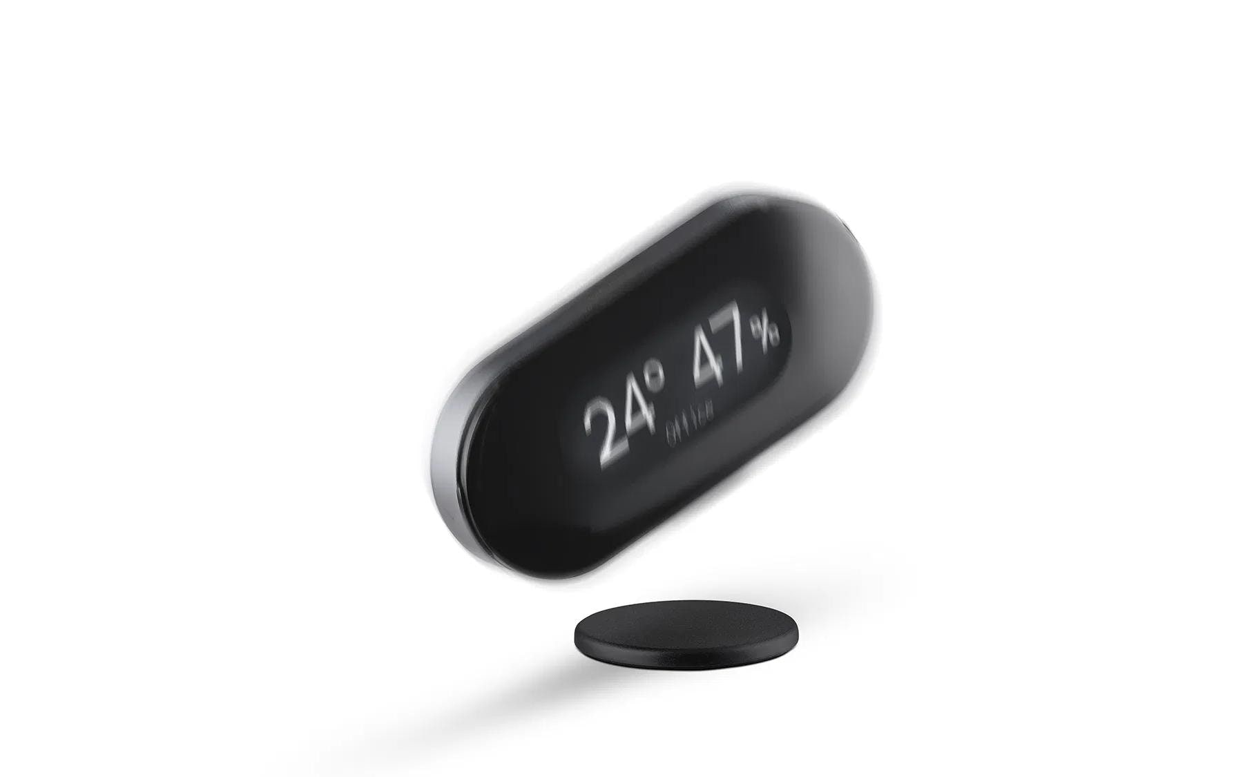 Jacob Jensen Wetterstation () Temperatur- und Feuchtigkeitssensor für Innen- und Aussenbereich