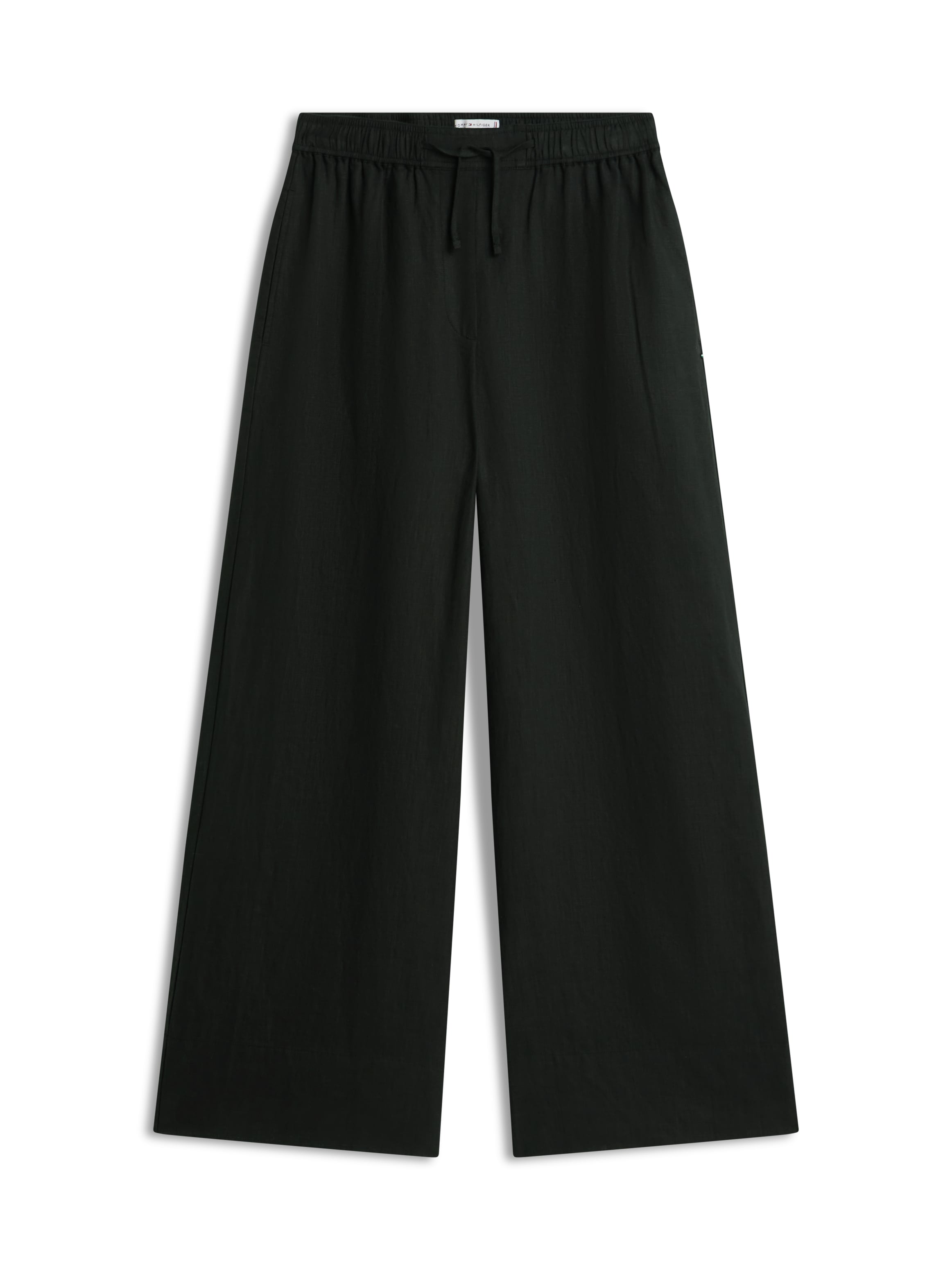 Tommy Hilfiger Pantalon en lin »ESS LINEN PULL ON PANTS«  en coupe ample, ceinture élastique