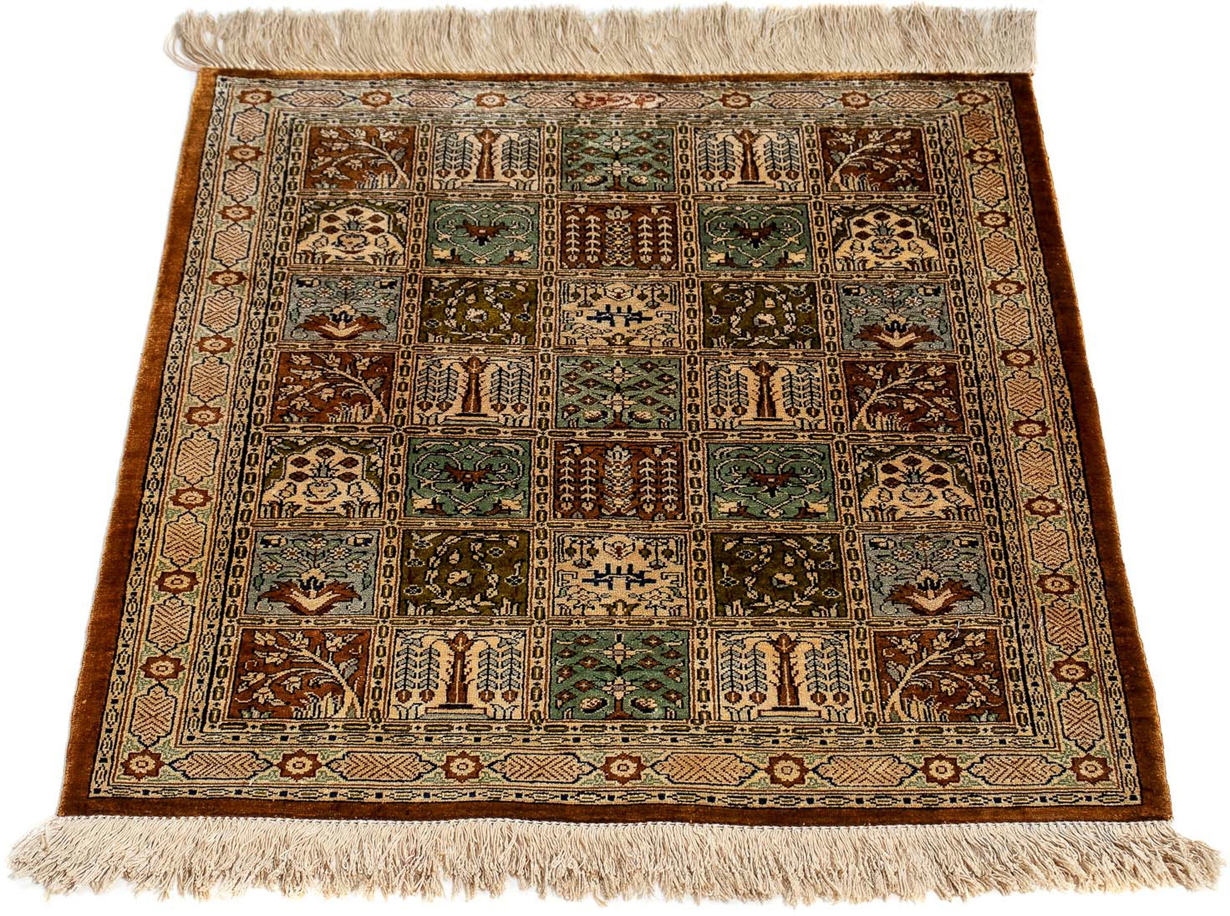 Image of morgenland Orientteppich »Perser - Ghom - 71 x 57 cm - mehrfarbig«, rechteckig, 10 mm Höhe, Wohnzimmer, Handgeknüpft, Einzelstück mit Zertifikat bei Ackermann Versand Schweiz