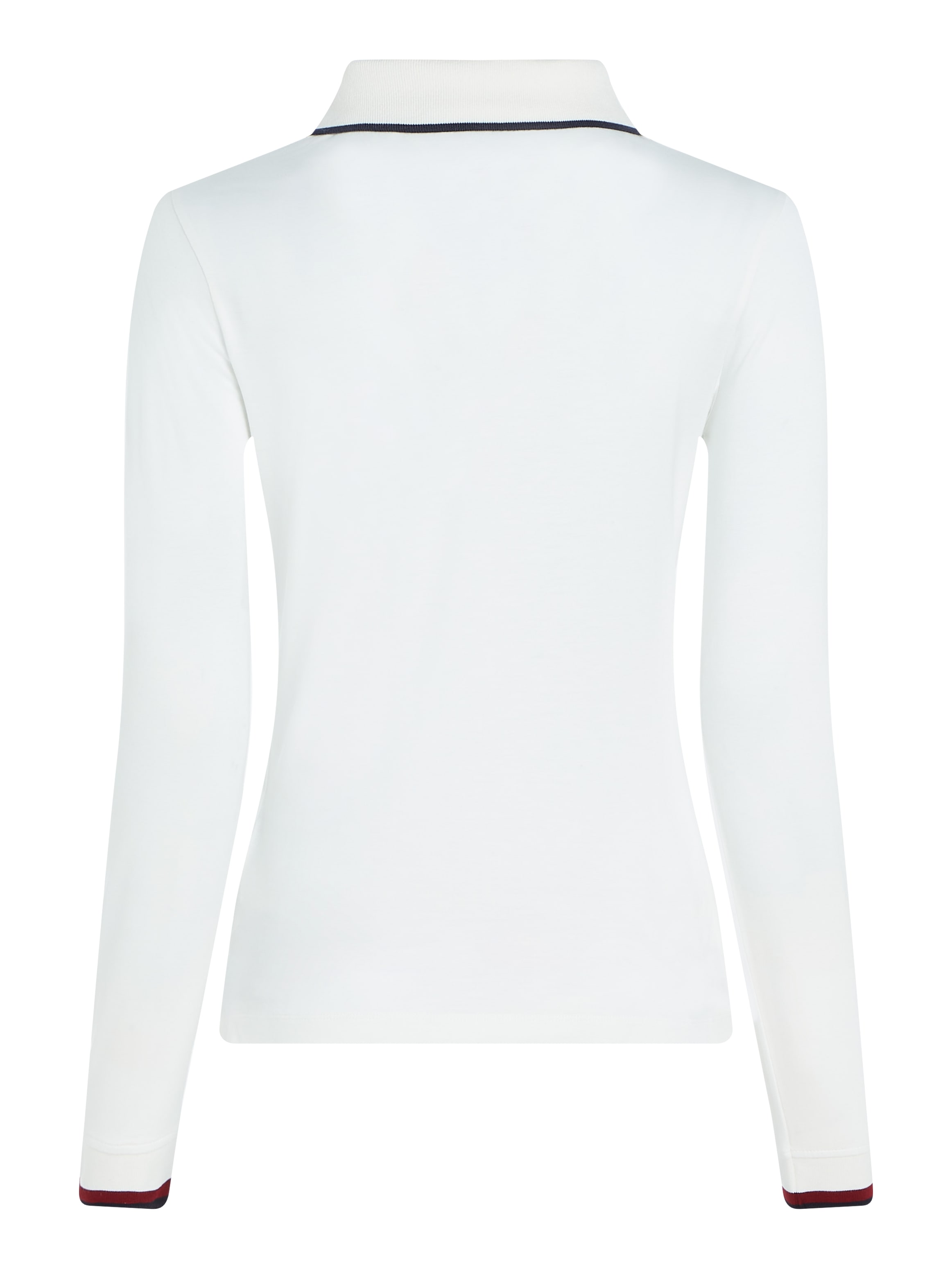Tommy Hilfiger Poloshirt »SLIM SPLIT GLOBAL STR POLO LS«, mit moderner, farblicher Einfassung an Kragen & Ärmel