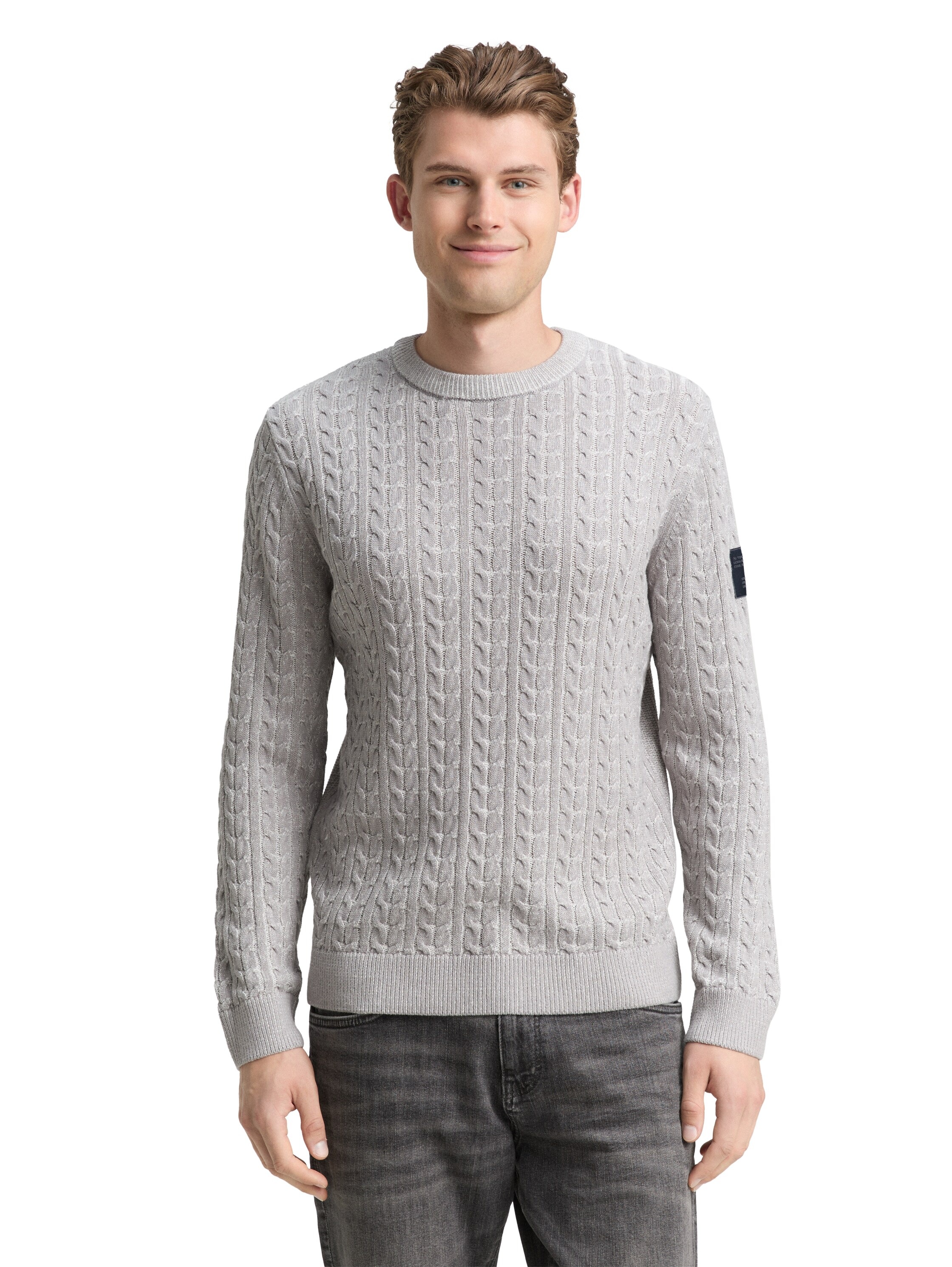 Image of TOM TAILOR Rundhalspullover mit Rippbündchen