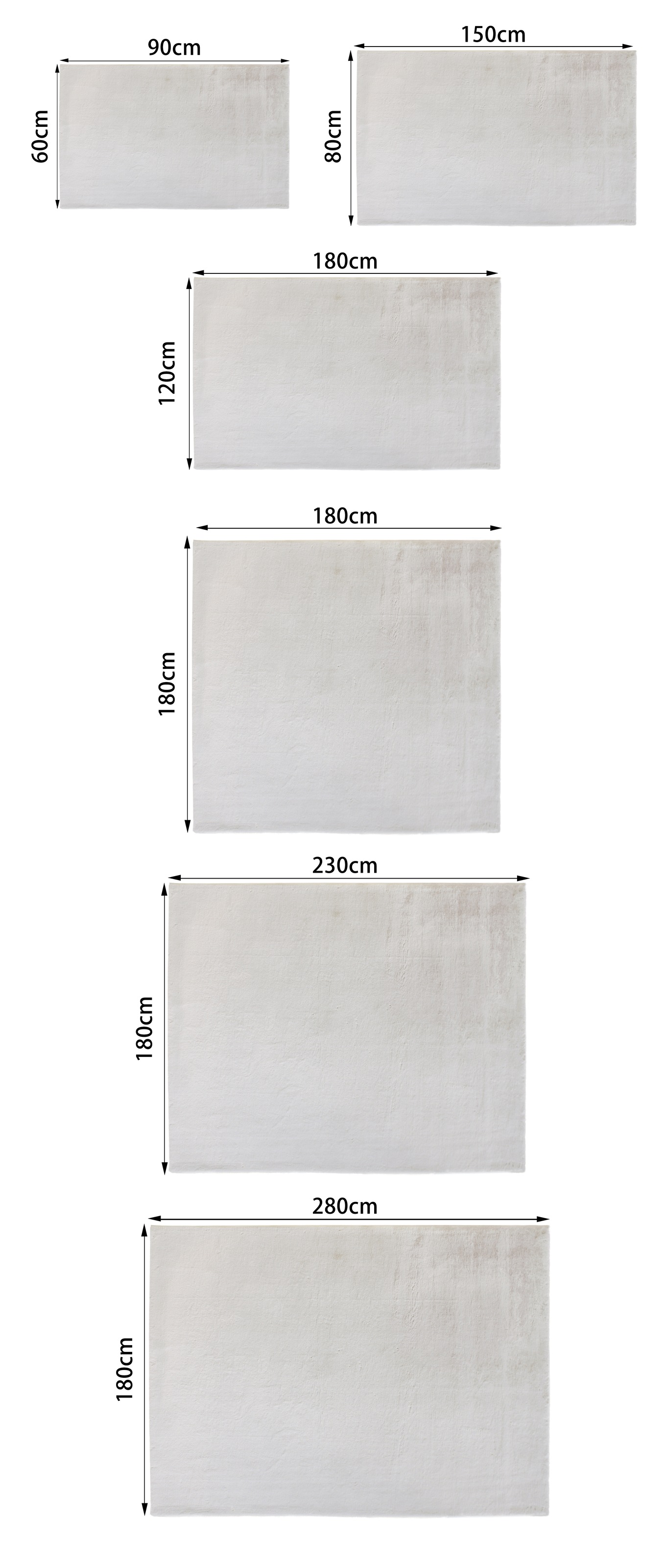 Leonique Fellteppich »Balu«, rechteckig, 20 mm Höhe, Kunstfell in Kaninchenfell Haptik, fussbodenheizungsgeeignet, pflegeleicht, ideale Teppiche für Wohnzimmer, Schlafzimmer, Esszimmer, Arbeitszimmer