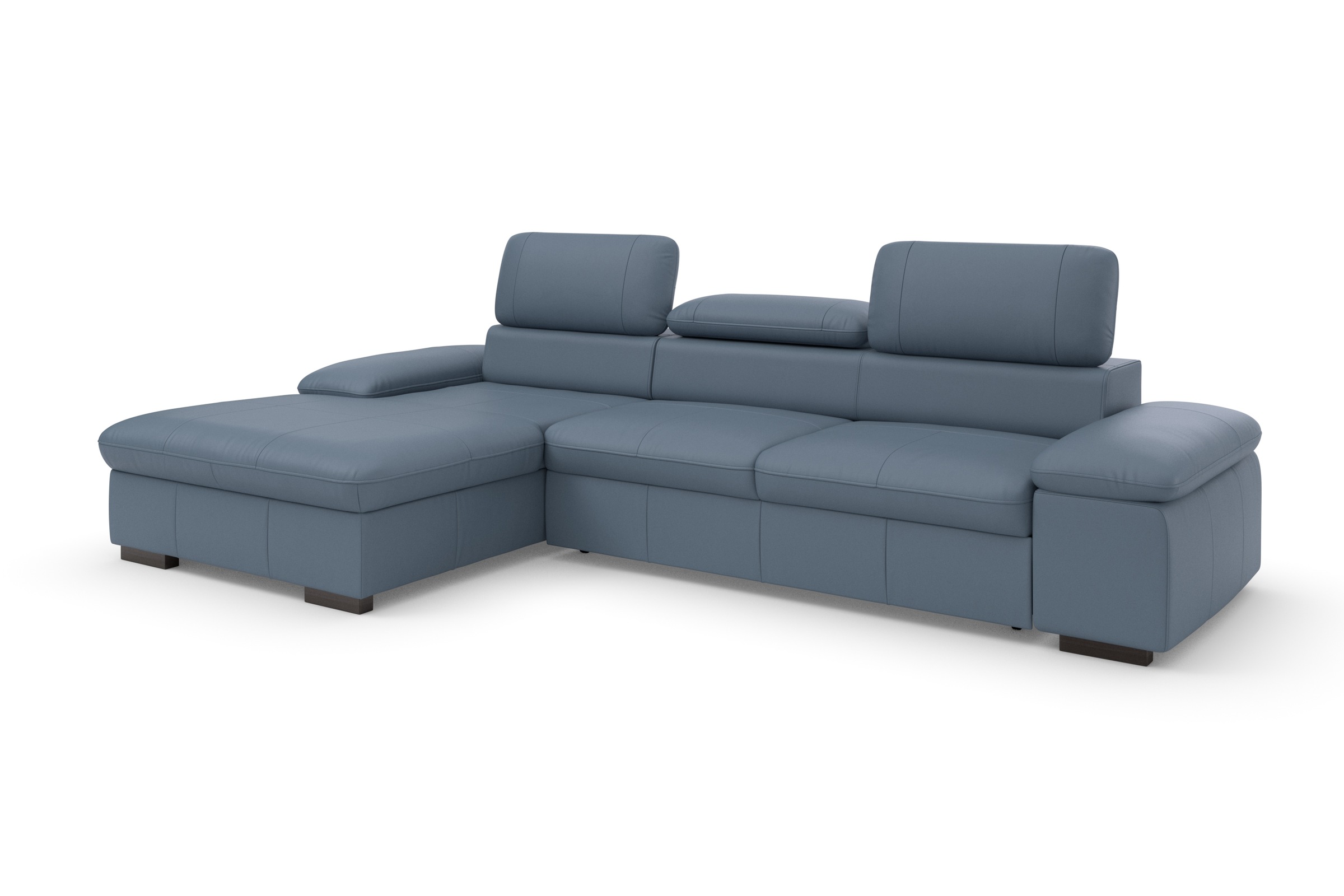 Home affaire Ecksofa »Alberto L-Form«, mit Kopfteilverstellung, wahlweise mit Bettfunktion