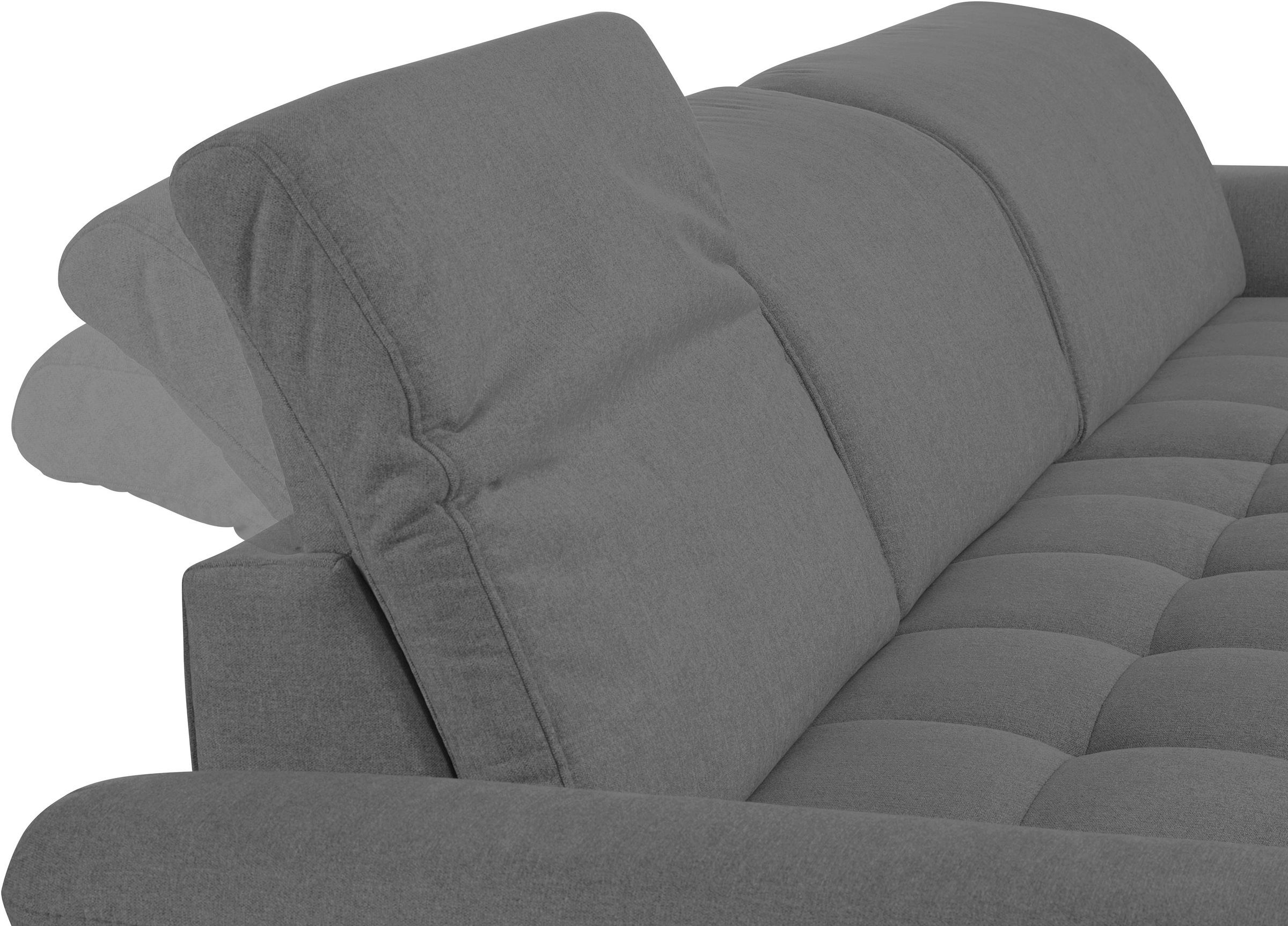 INOSIGN Ecksofa »Fresh L-Form«, Federkern, wahlweise Kopfteilverstellung und motorischer Vorziehsitz