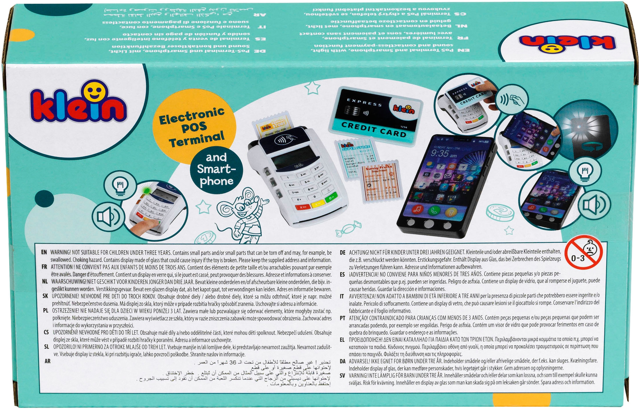 Klein Spielkasse »PoS Terminal und Smartphone« mit Licht und Sound