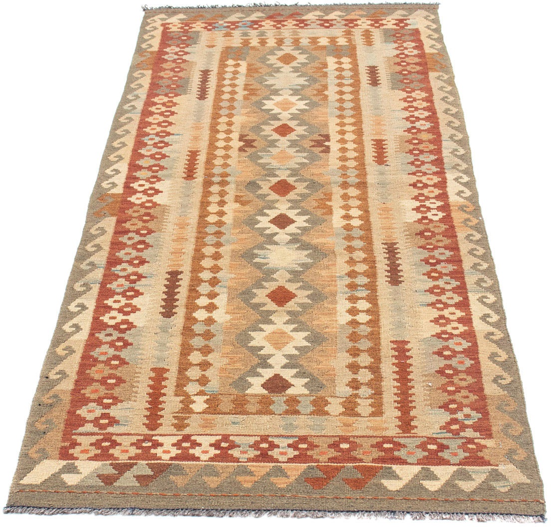 Image of morgenland Läufer »Kelim Medaillon Beige 200 x 78 cm«, rechteckig, 0,4 mm Höhe, OrientOptik bei Ackermann Versand Schweiz