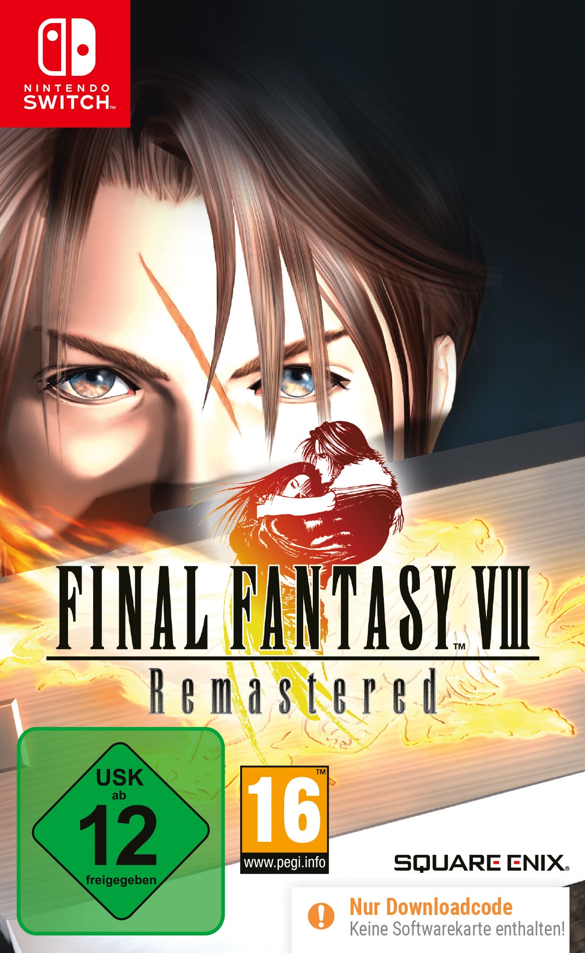 Image of SquareEnix Spielesoftware "Final Fantasy VIII Remastered (Code in a Box)" Nintendo Switch