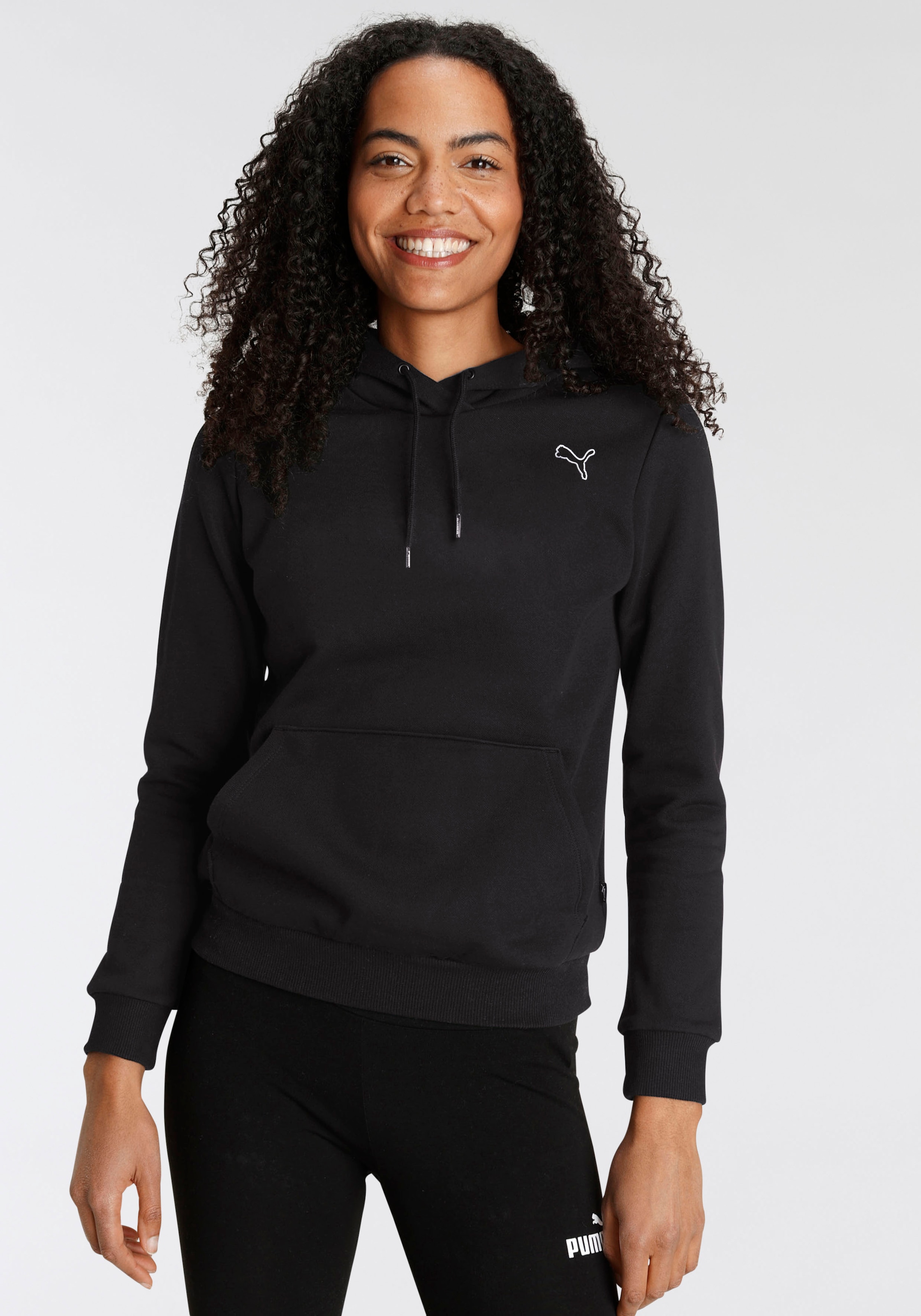 Image of PUMA Kapuzensweatshirt "BETTER ESSENTIALS HOODIE FL", mit Kapuze, Comfort Fit, unifarben