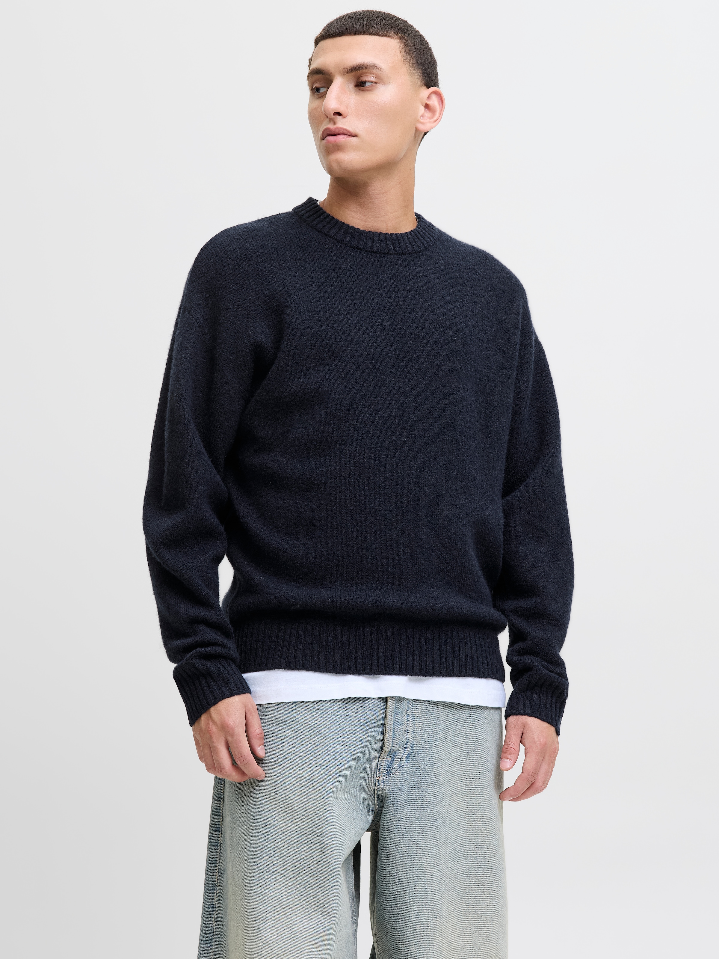 Jack & Jones Strickpullover »JJESOHO OLLIE KNIT CREW NECK SN«
