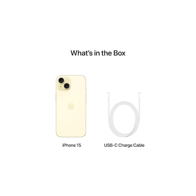 ♕ iPhone 15, 256 GB, Gelb versandkostenfrei auf
