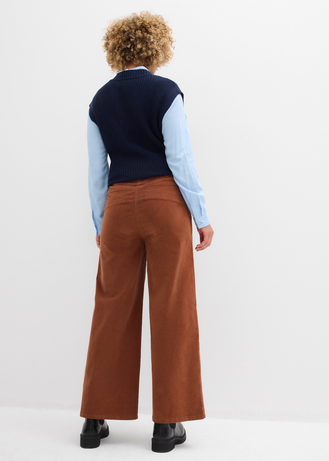bonprix Cordhose  mit Elasthan-Anteil, knöchelfrei