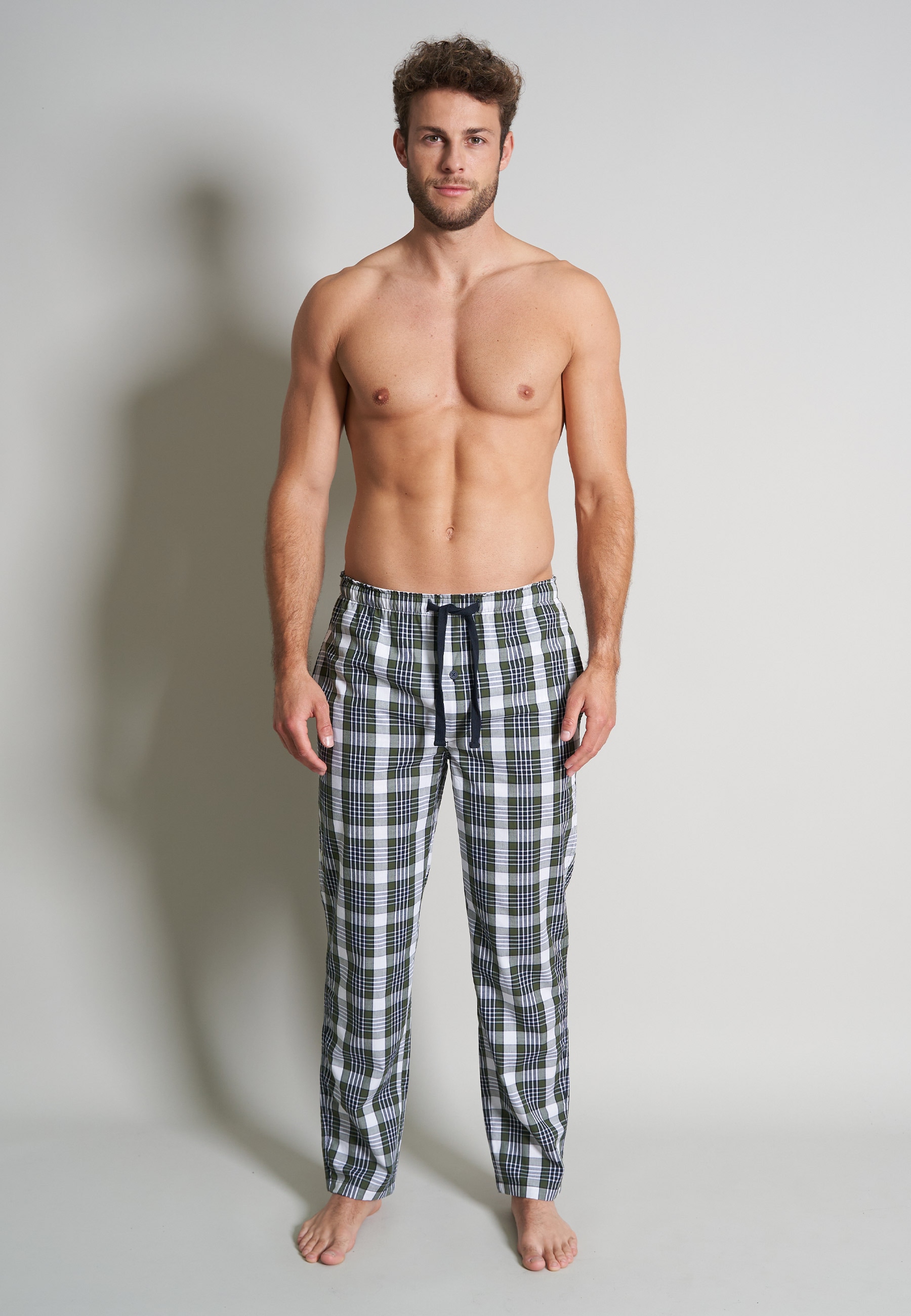 TOM TAILOR Pyjamahose »Dakota«, mit grossem Karo-Design