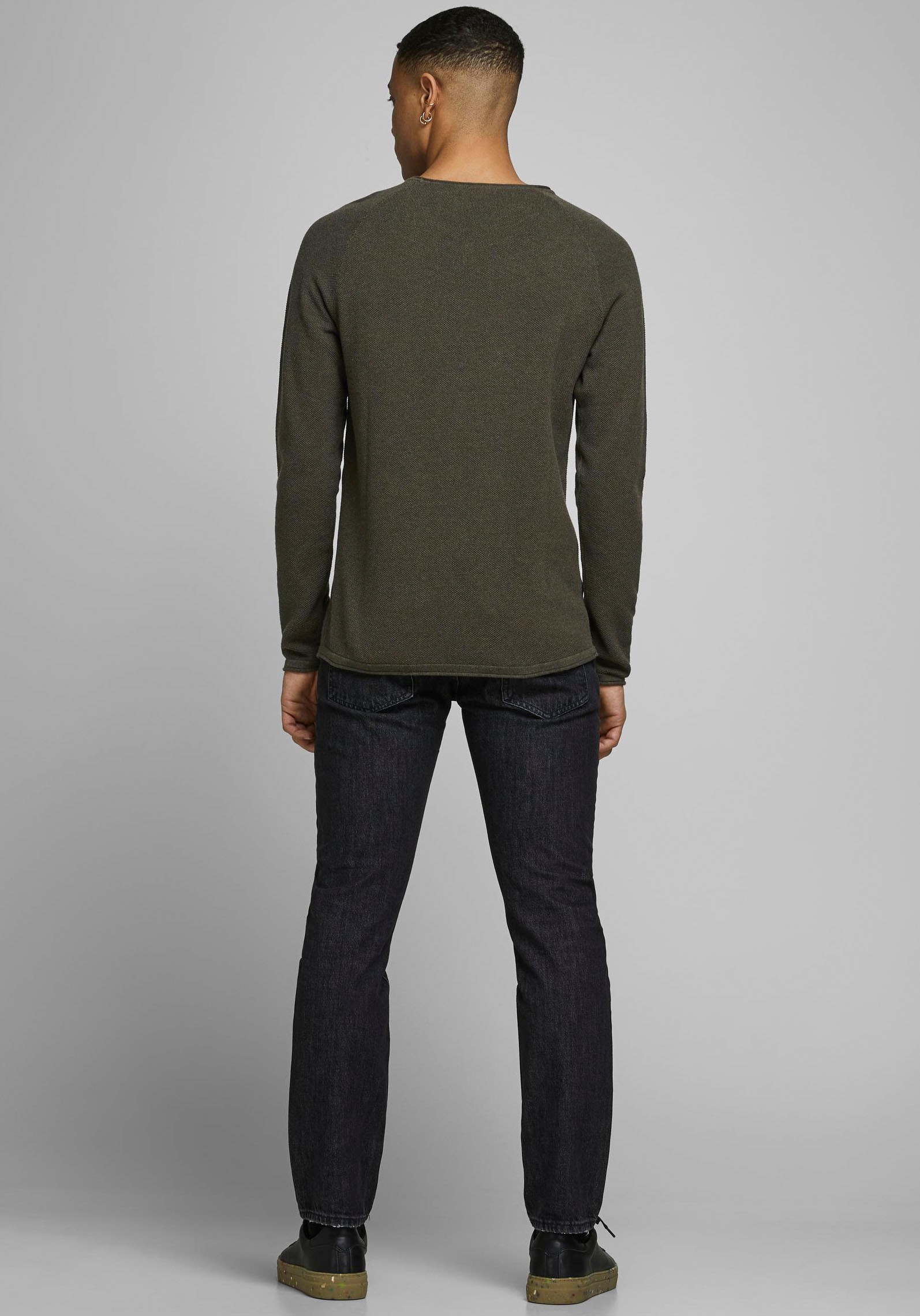 Jack & Jones Rundhalspullover »HILL KNIT«