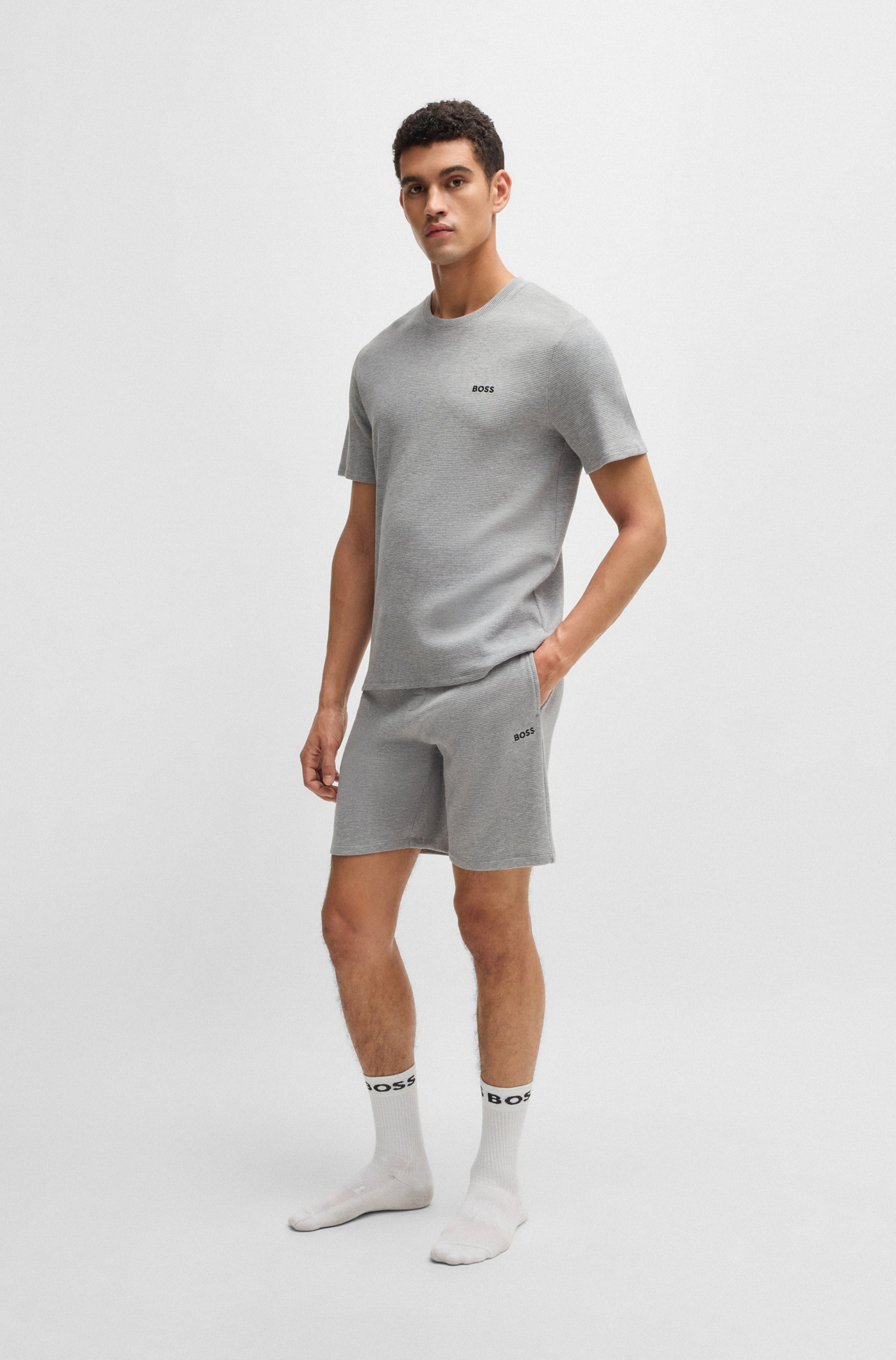BOSS Shorts de pyjama »Waffle Shorts«