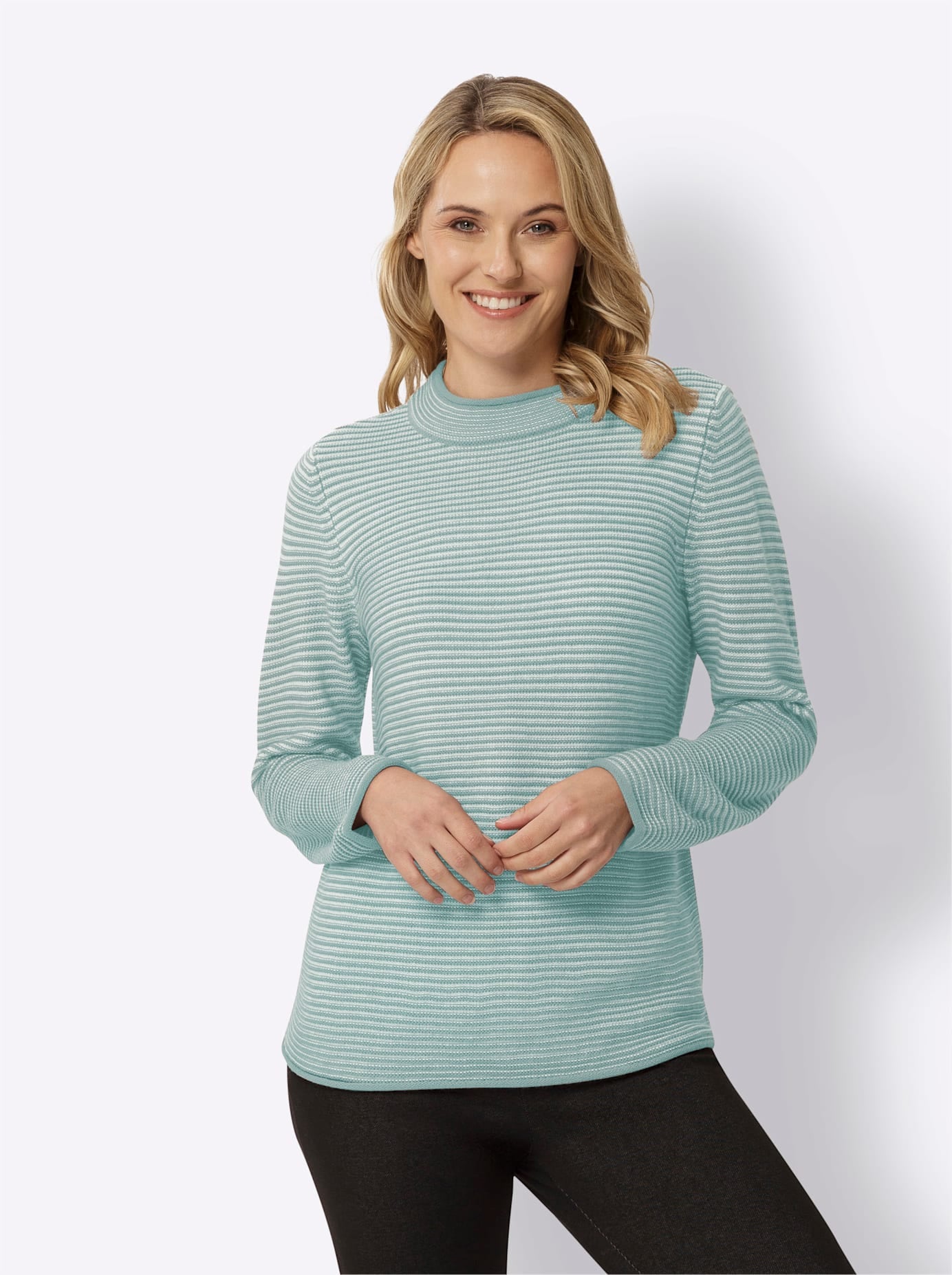 Classic Basics Stehkragenpullover "Stehkragen-Pullover"