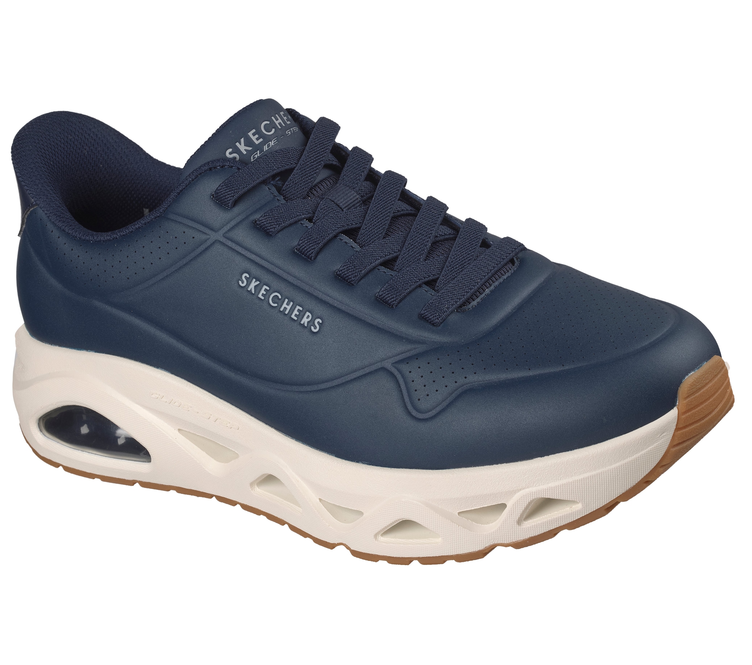 Image of Skechers Slip-On Sneaker "UNO GLIDE-STEP-GLIDE ON AIR" Schnürschuh, Freizeitschuh mit Handsfree Slip-Ins Technologie