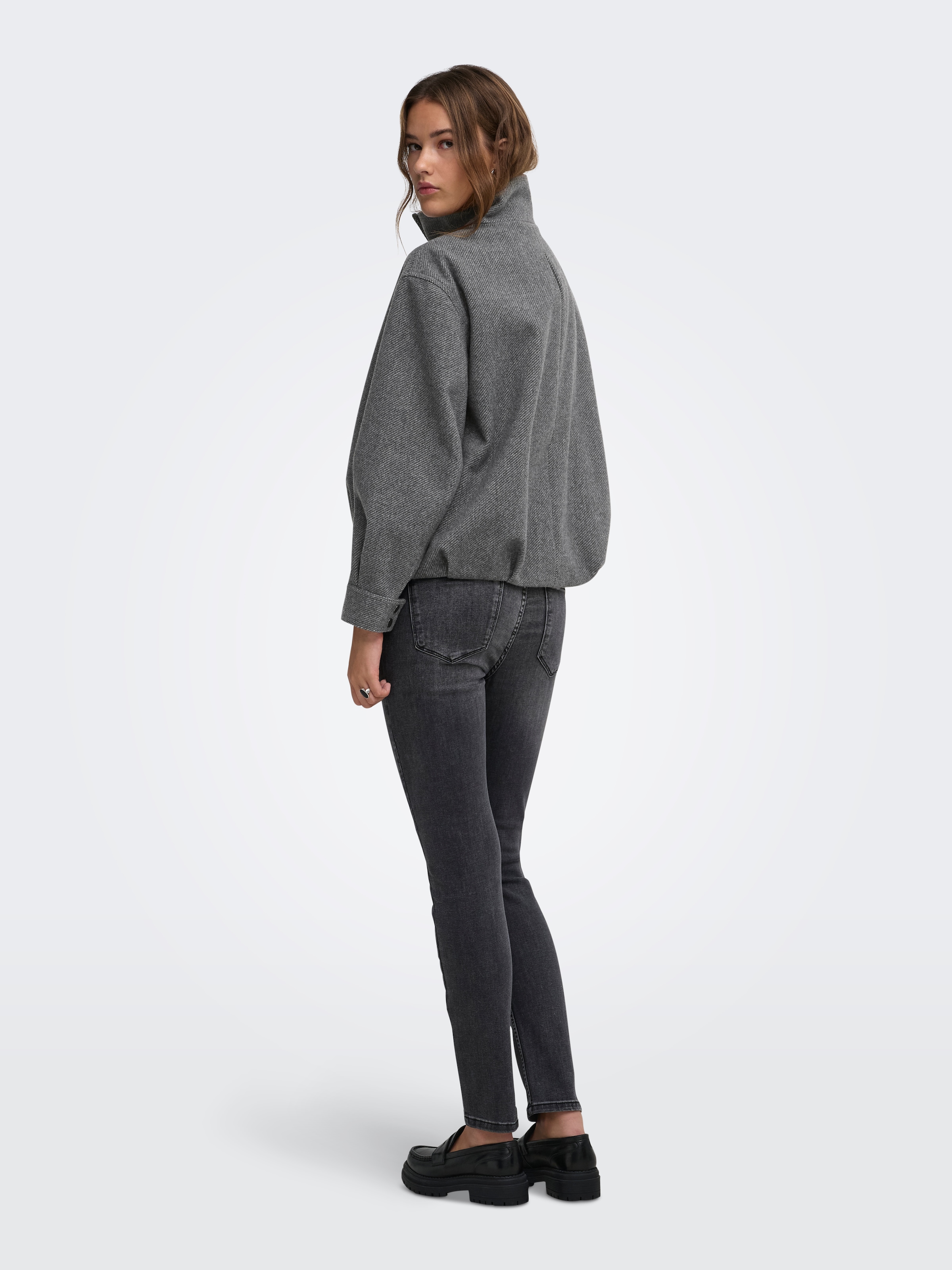 ONLY Veste courte »ONLASTA HIGH COLLAR BOMBER JACKET OTW« Kunstfaser