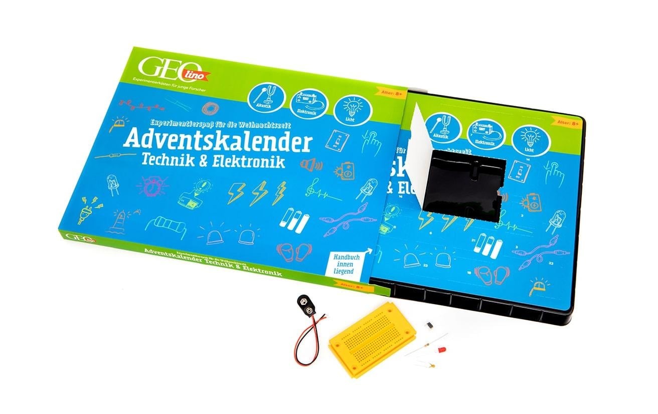 Franzis Adventskalender »GEOLINO Technik & Elektronik«, ab 8 Jahren
