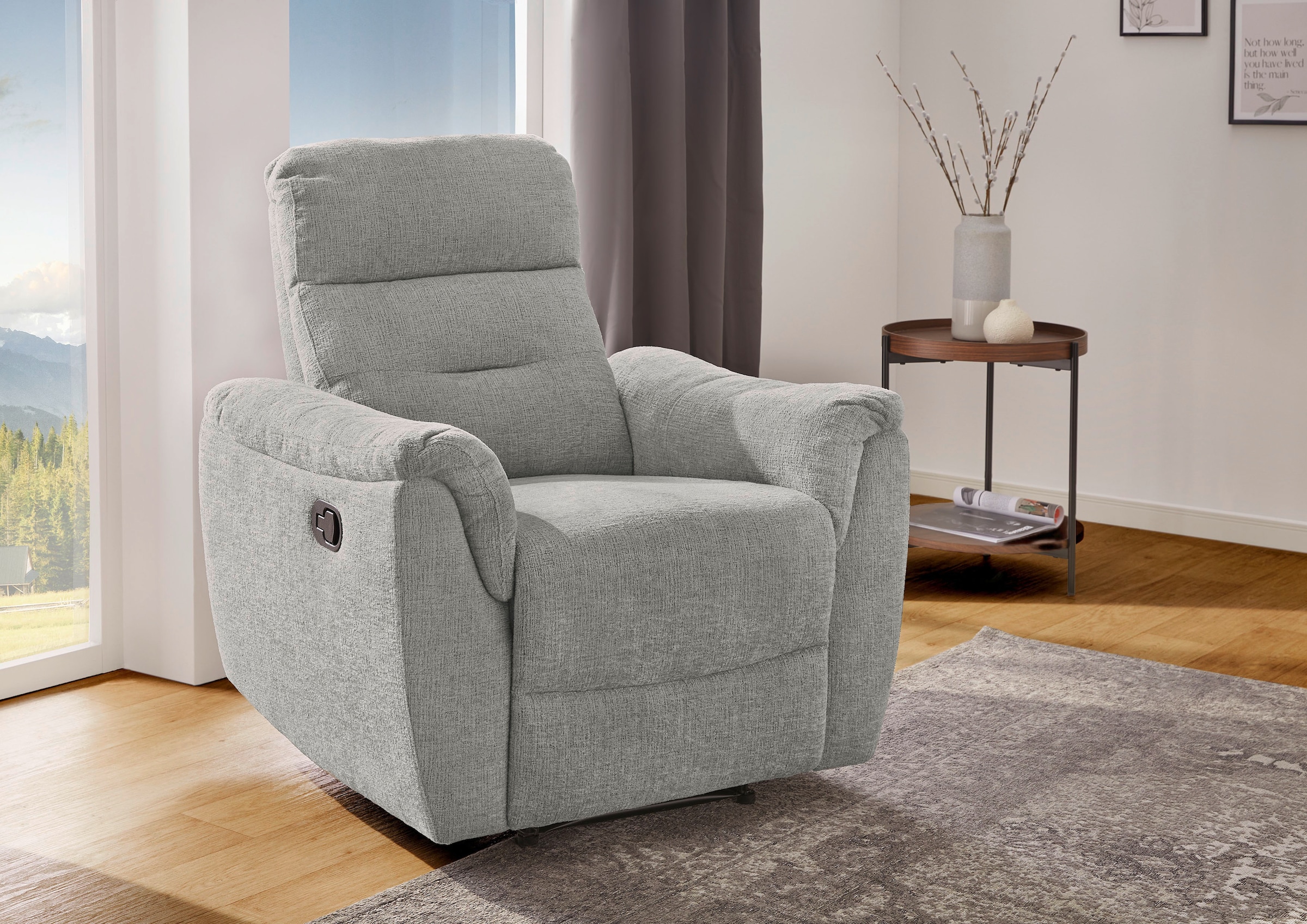 Image of Jockenhöfer Gruppe Sessel "Utah, B: 91 cm, Sitzhöhe: 49 cm" mit Relaxfunktion und Liegefunktion, TFK-Polsterung