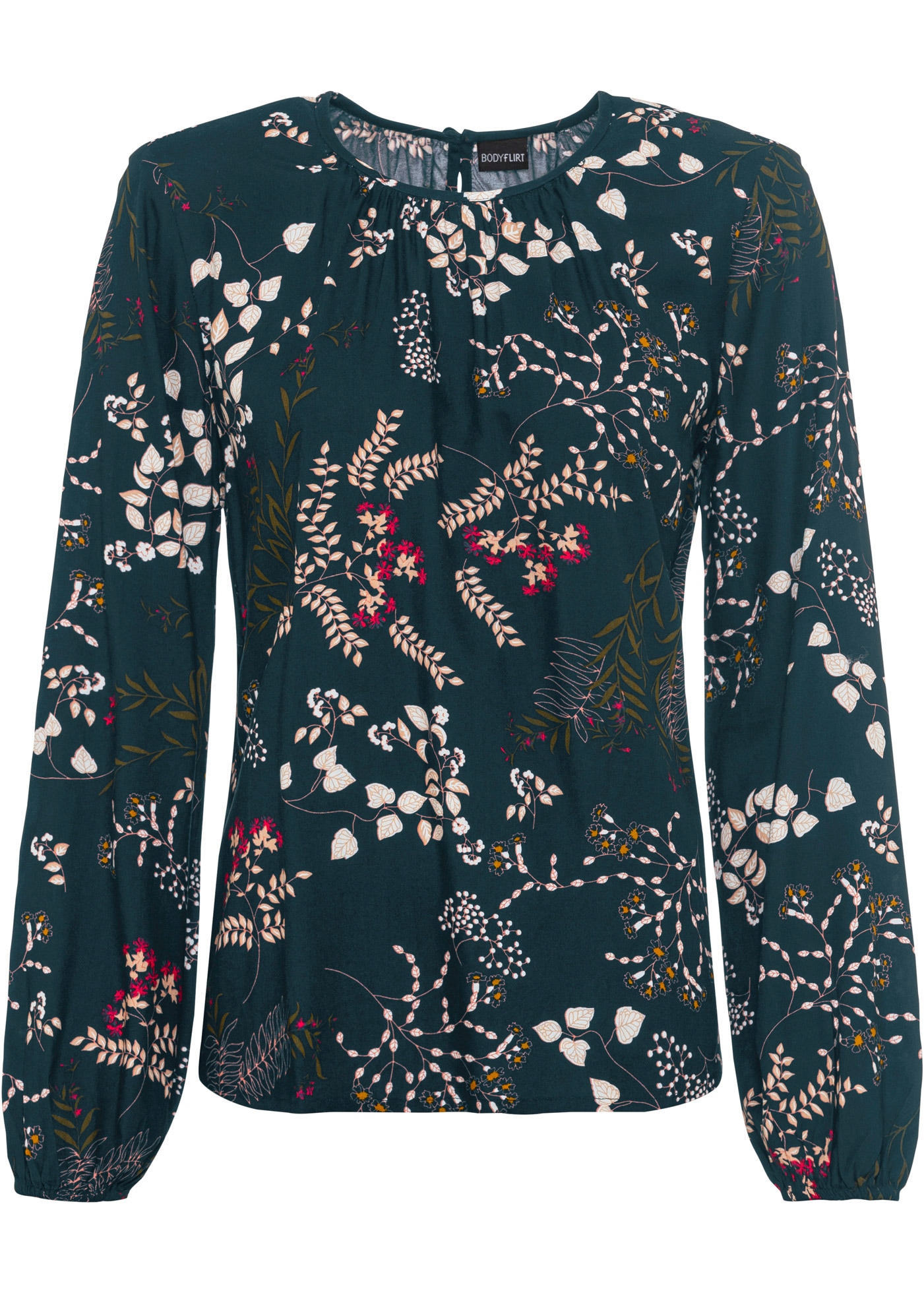 bonprix Langarmbluse »Bluse aus nachhaltiger Viskose« Bluse aus nachhaltiger Viskose