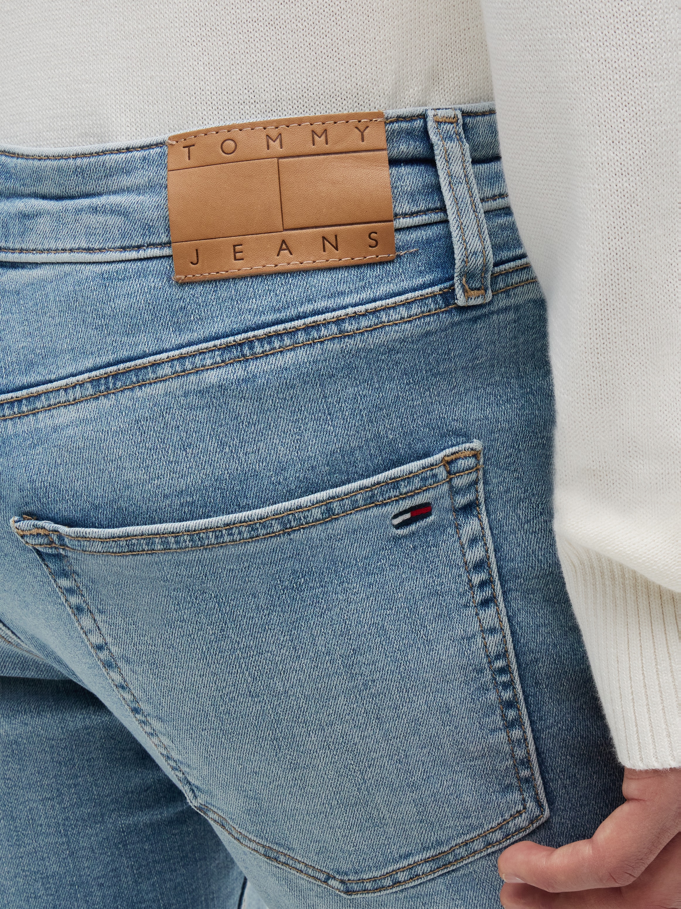 Tommy Jeans Slim-fit-Jeans »Scanton Slim« mit niedrigerer Leibhöhe, 5-Pocket-Stil