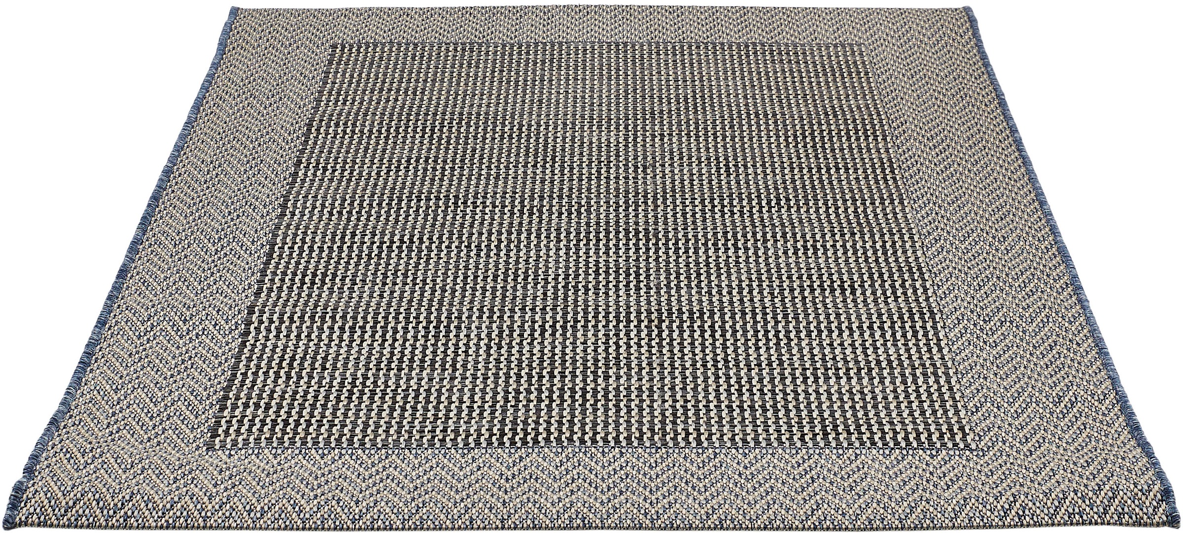 Image of Andiamo Teppich »Clyde 1«, rechteckig, 5 mm Höhe, Flachgewebe, mit Bordüre, In- und Outdoor geeignet, Wohnzimmer bei Ackermann Versand Schweiz