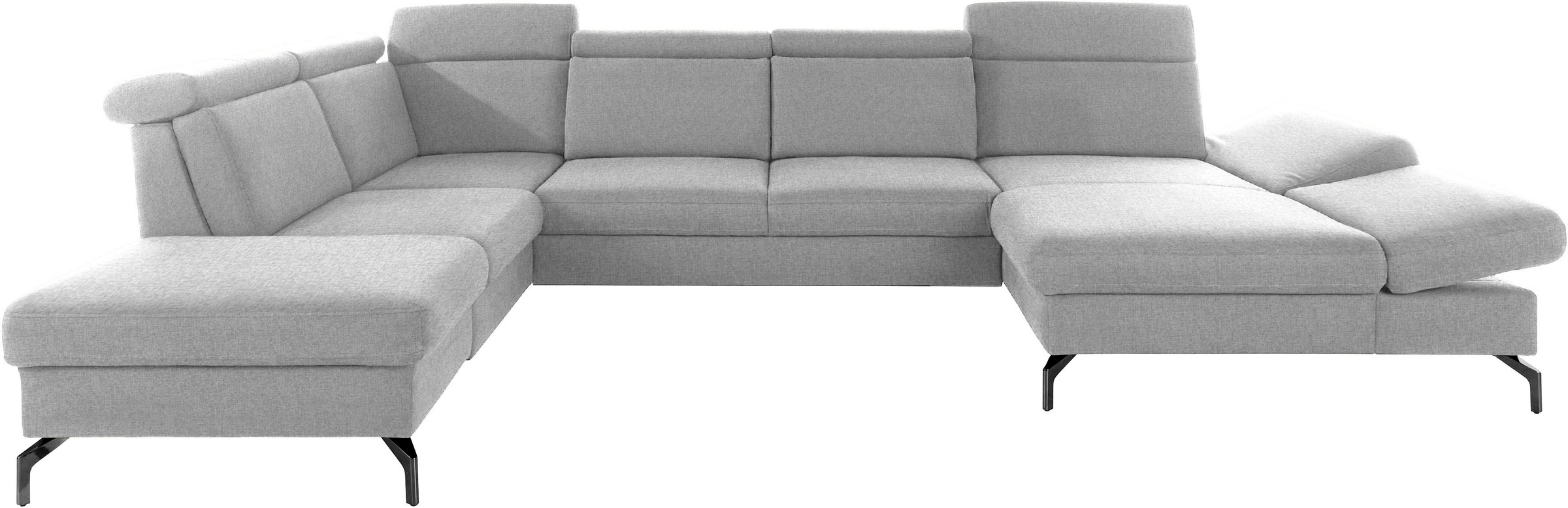 Image of sit&more Wohnlandschaft, Fusshöhe 15 cm, inklusive Sitztiefen-, Armteil- und Kopfteilverstellung bei Ackermann Versand Schweiz